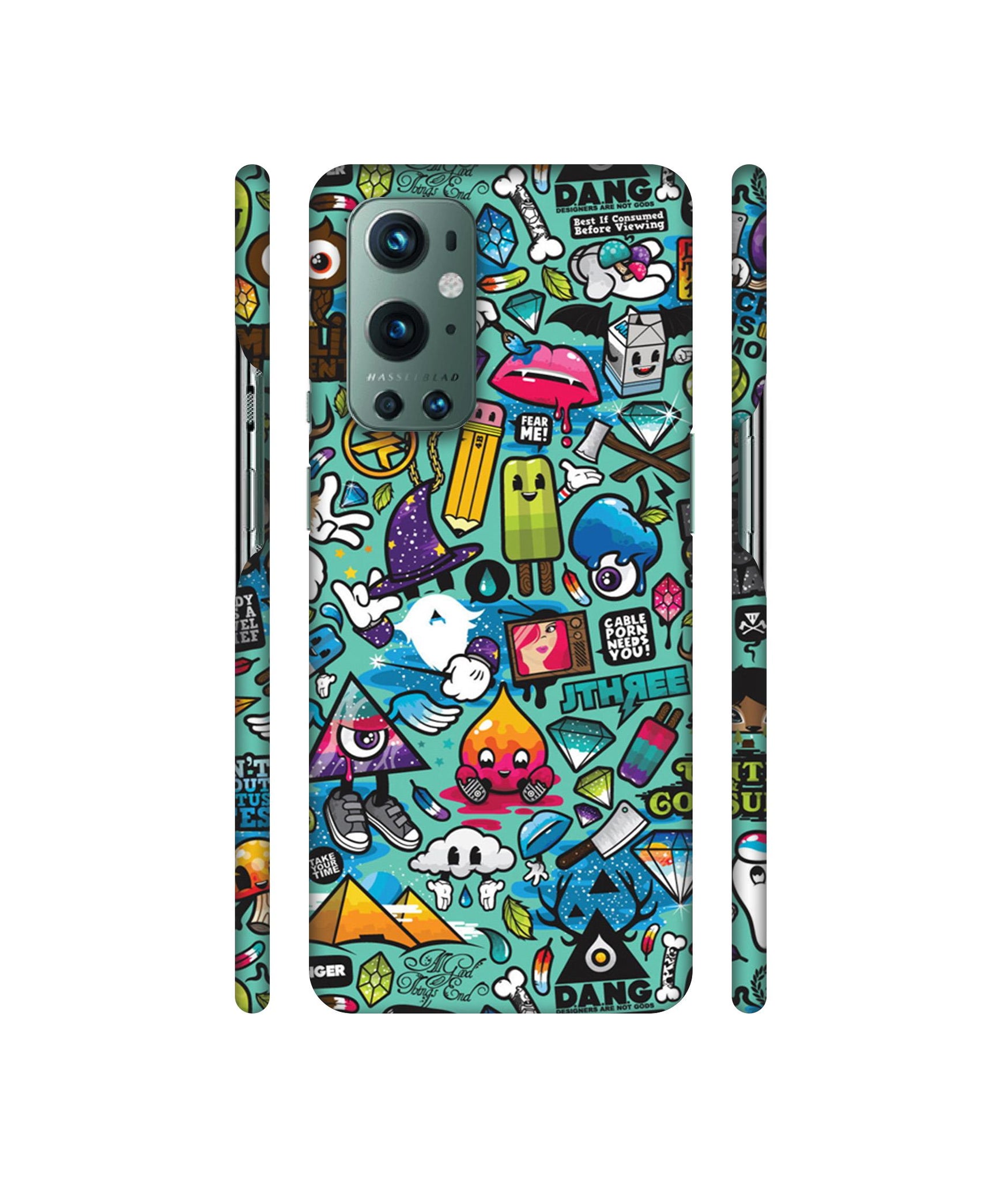 Crazy Designer Hard Back Cover for OnePlus 9 Pro