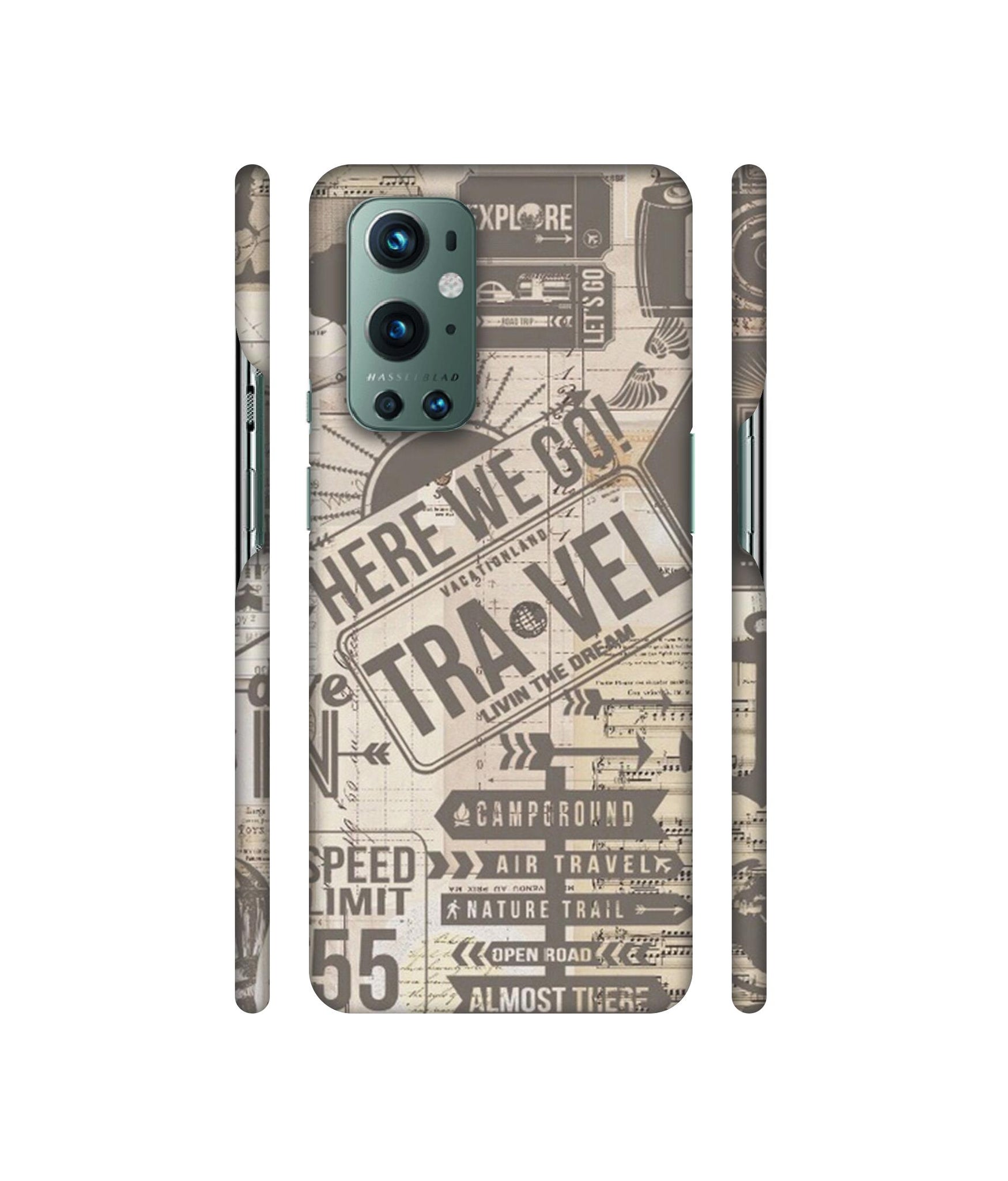 Travel Designer Hard Back Cover for OnePlus 9 Pro
