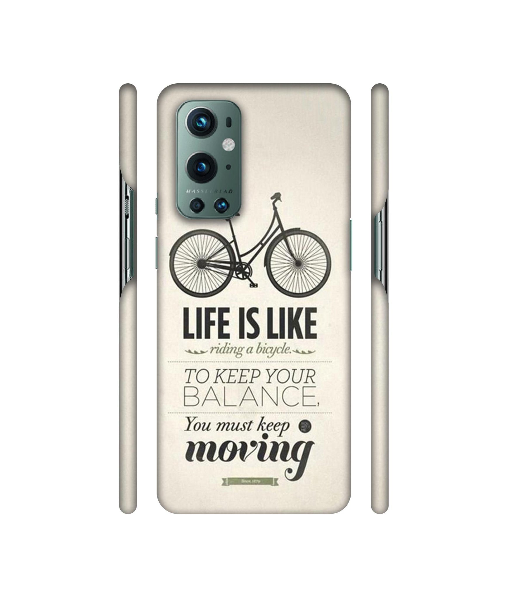 Life is Like Moving Designer Hard Back Cover for OnePlus 9 Pro
