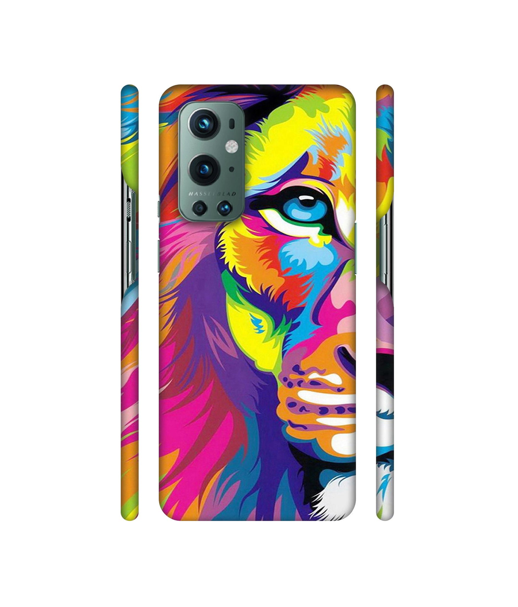 Lion Designer Hard Back Cover for OnePlus 9 Pro