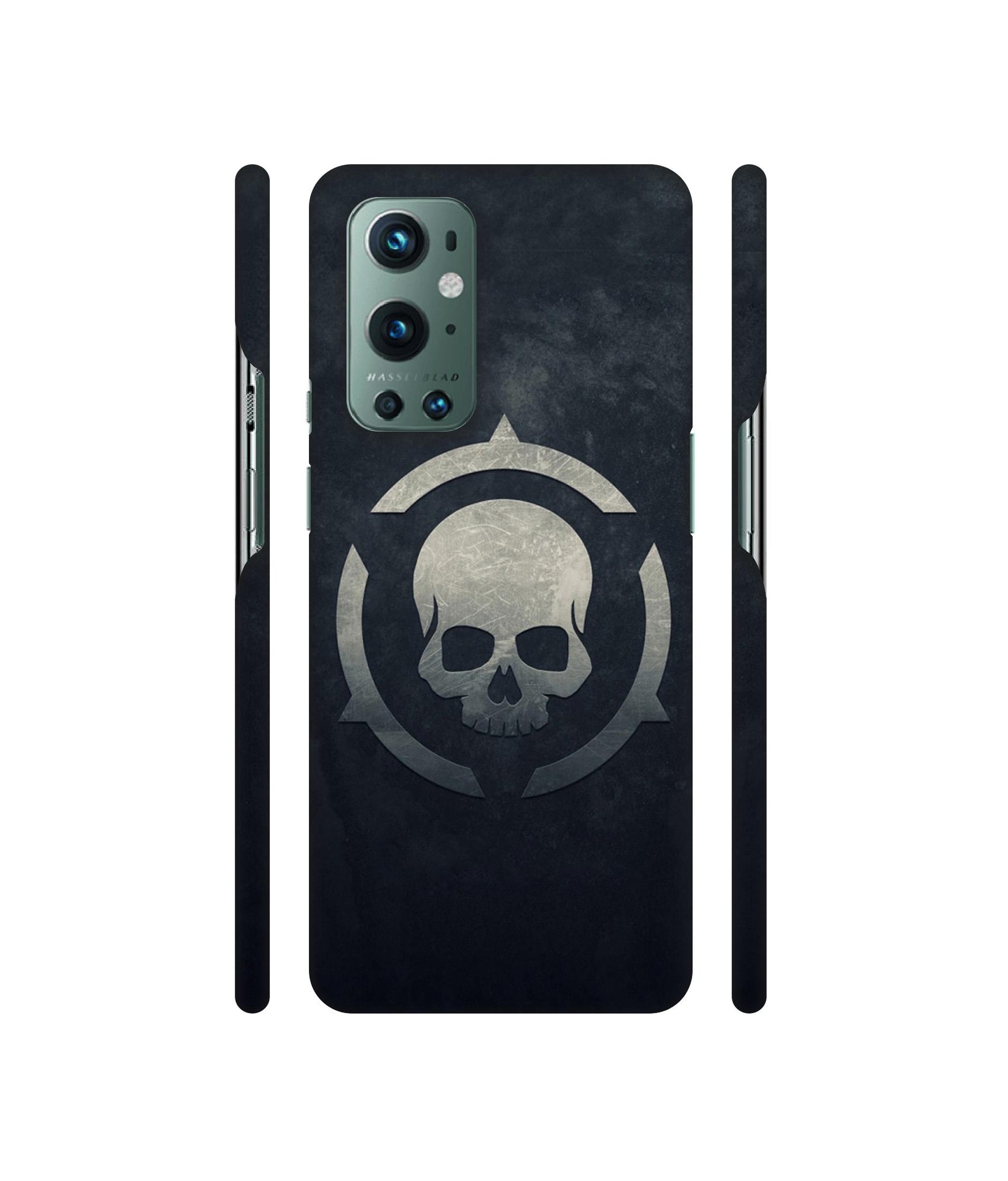 Skull Pattern Print Designer Hard Back Cover for OnePlus 9 Pro