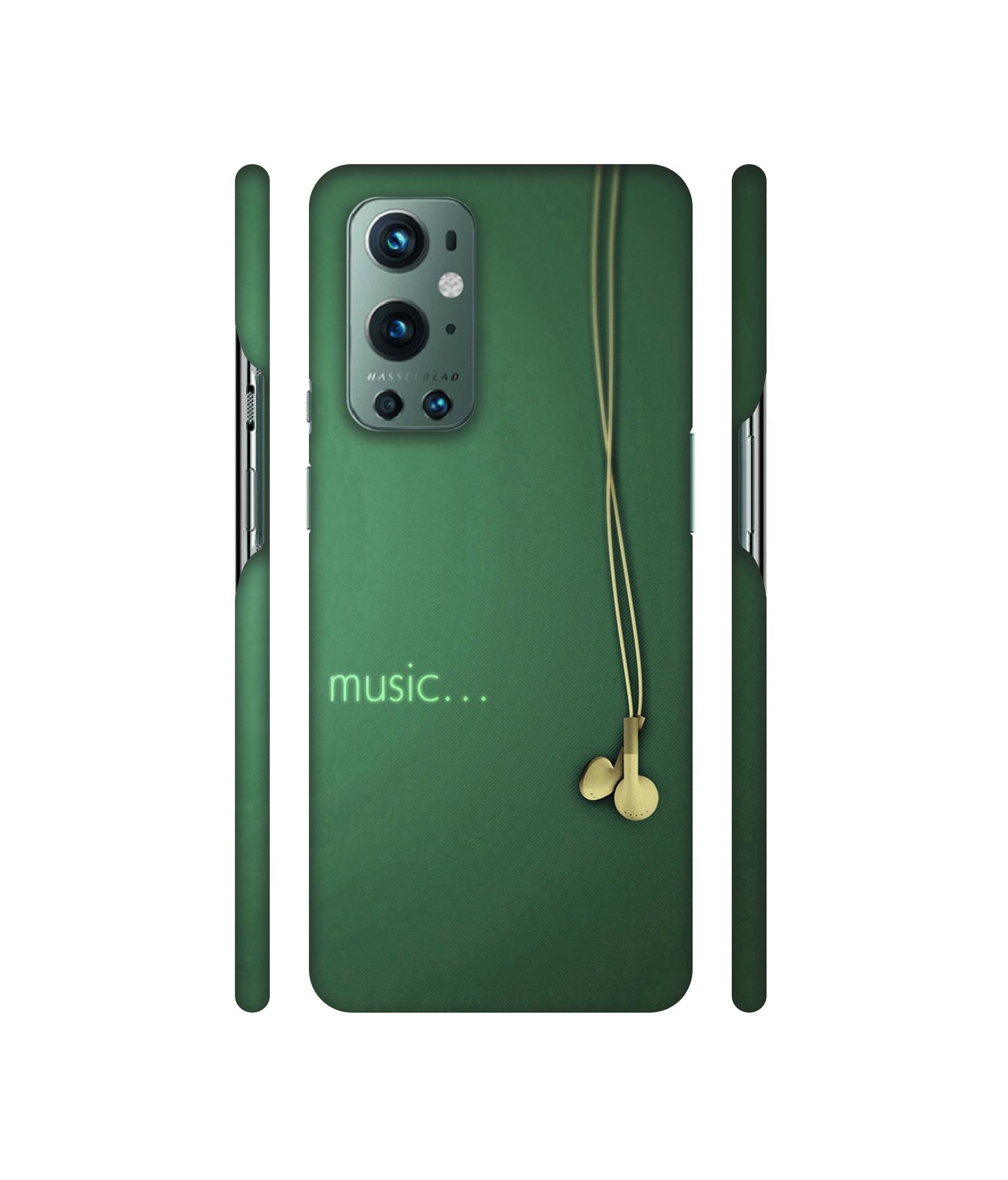 Headphone Music Designer Hard Back Cover for OnePlus 9 Pro