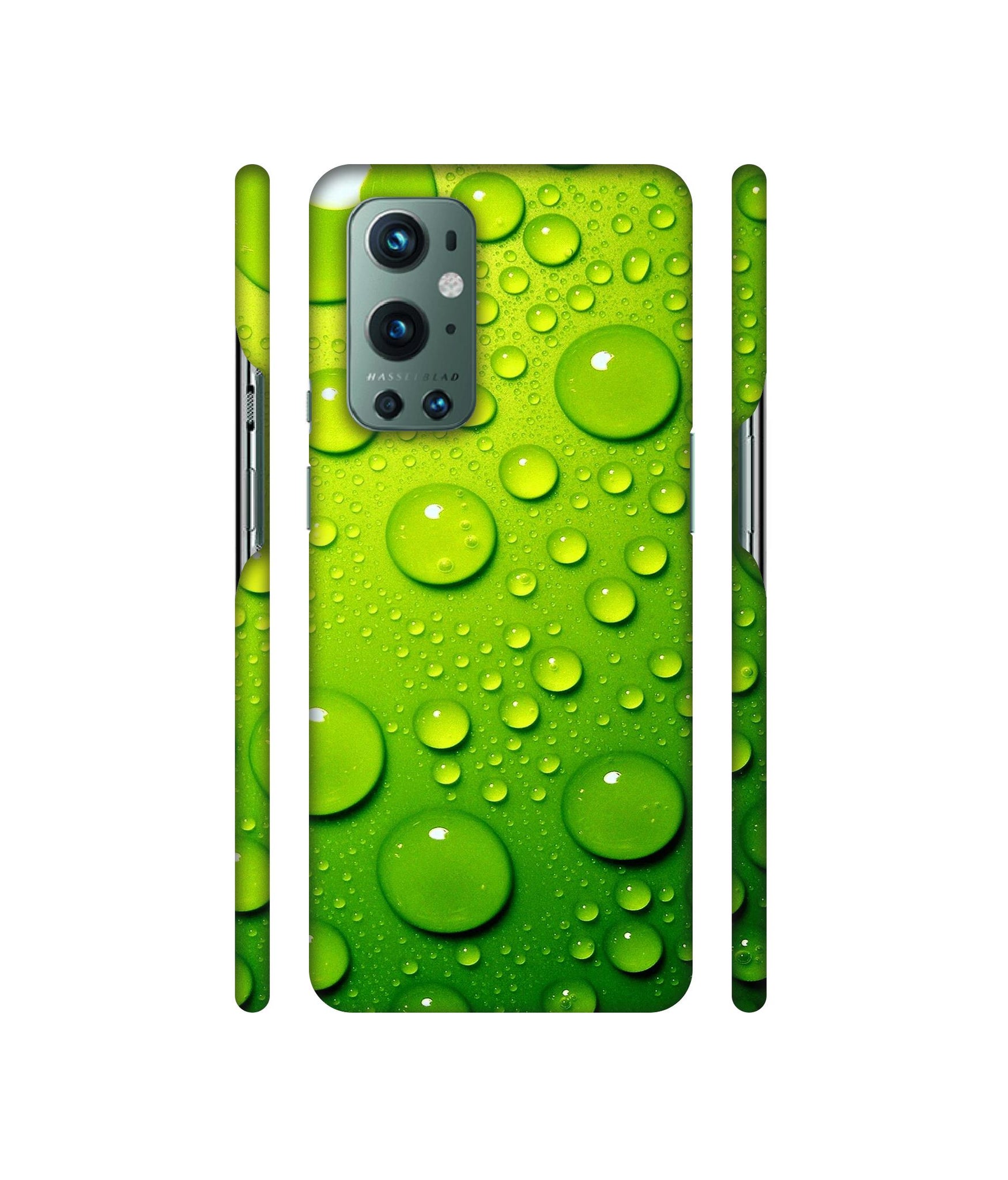 Green Bubbles Designer Hard Back Cover for OnePlus 9 Pro