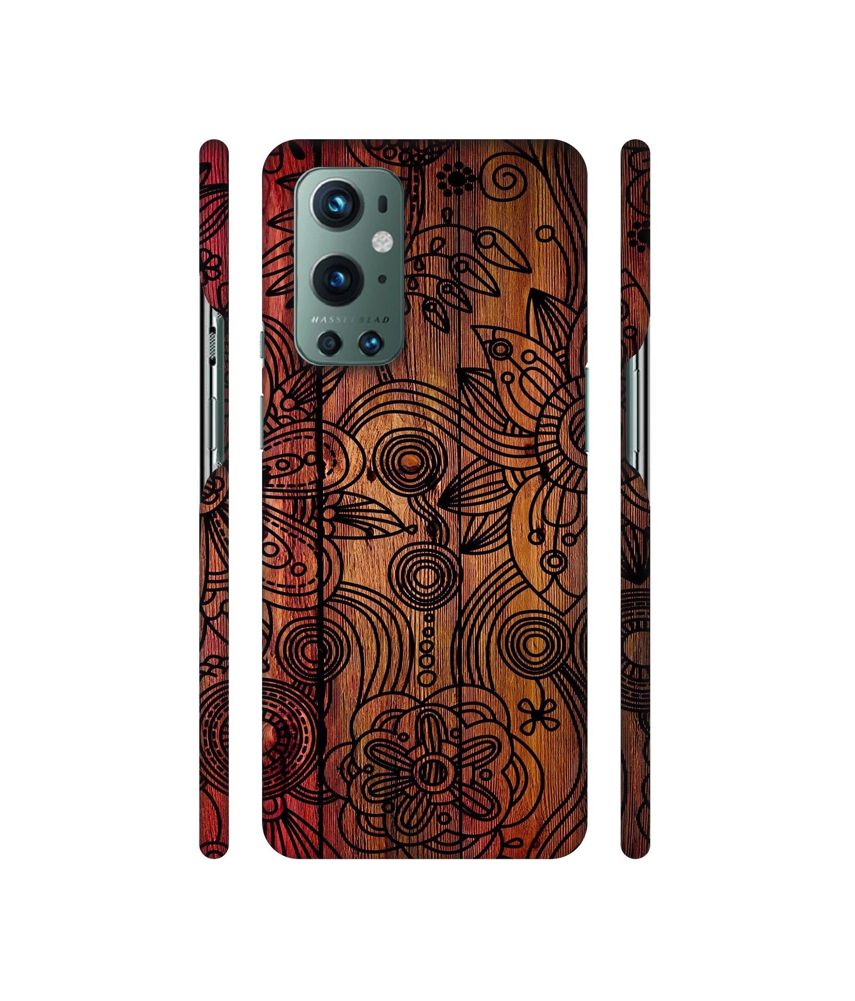 Dark Wooden Background Designer Hard Back Cover for OnePlus 9 Pro