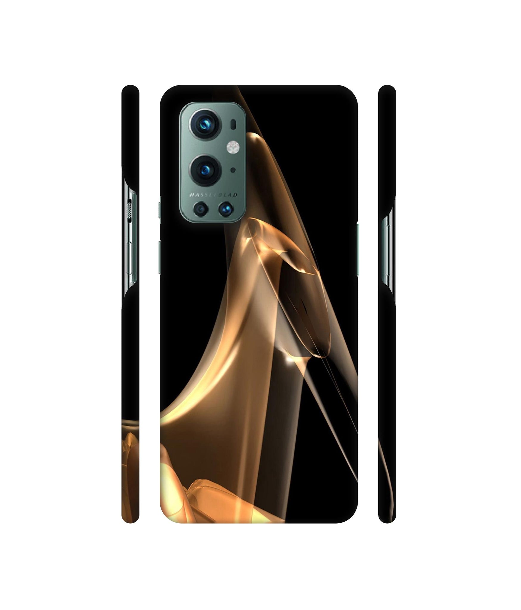 Gold Smoke Designer Hard Back Cover for OnePlus 9 Pro