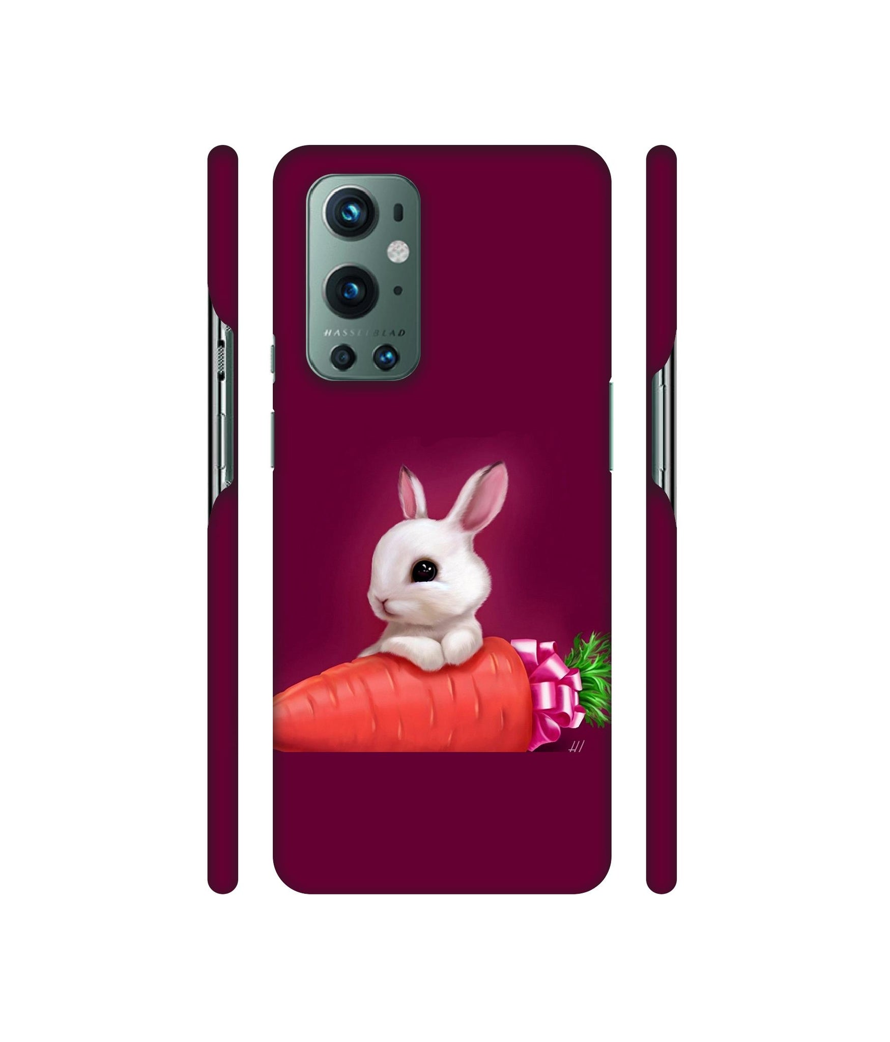 Bunny With Carrot Designer Hard Back Cover for OnePlus 9 Pro