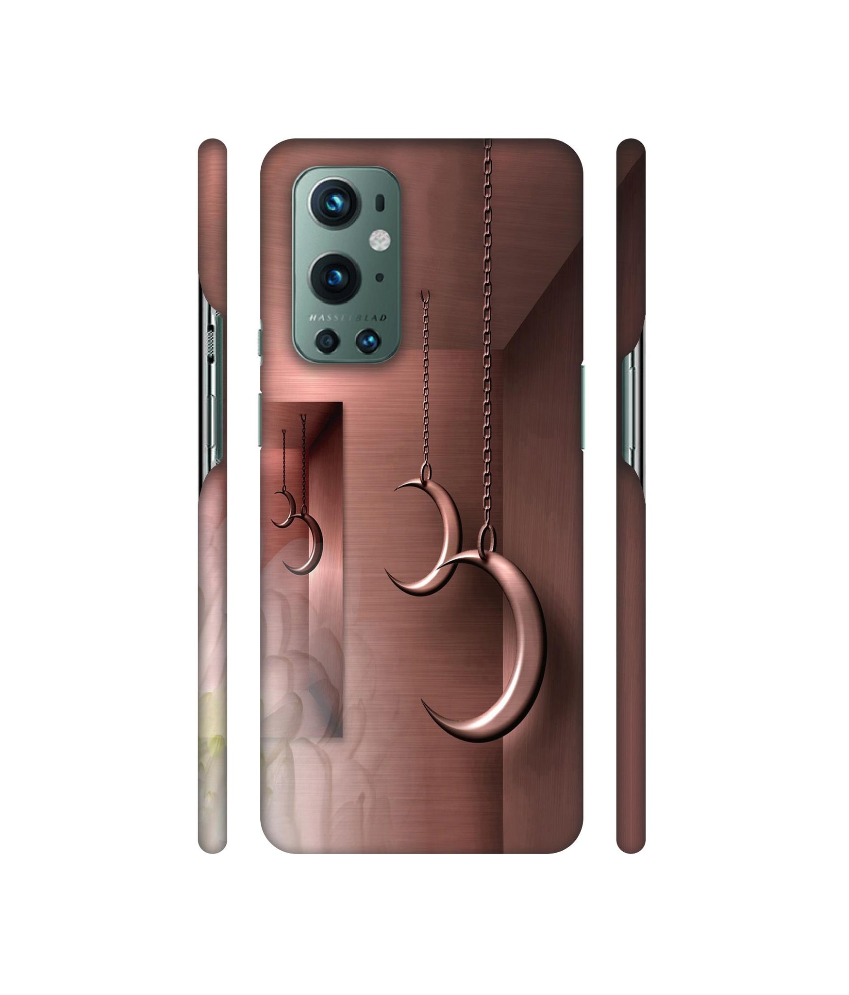 Flower Metal Designer Hard Back Cover for OnePlus 9 Pro