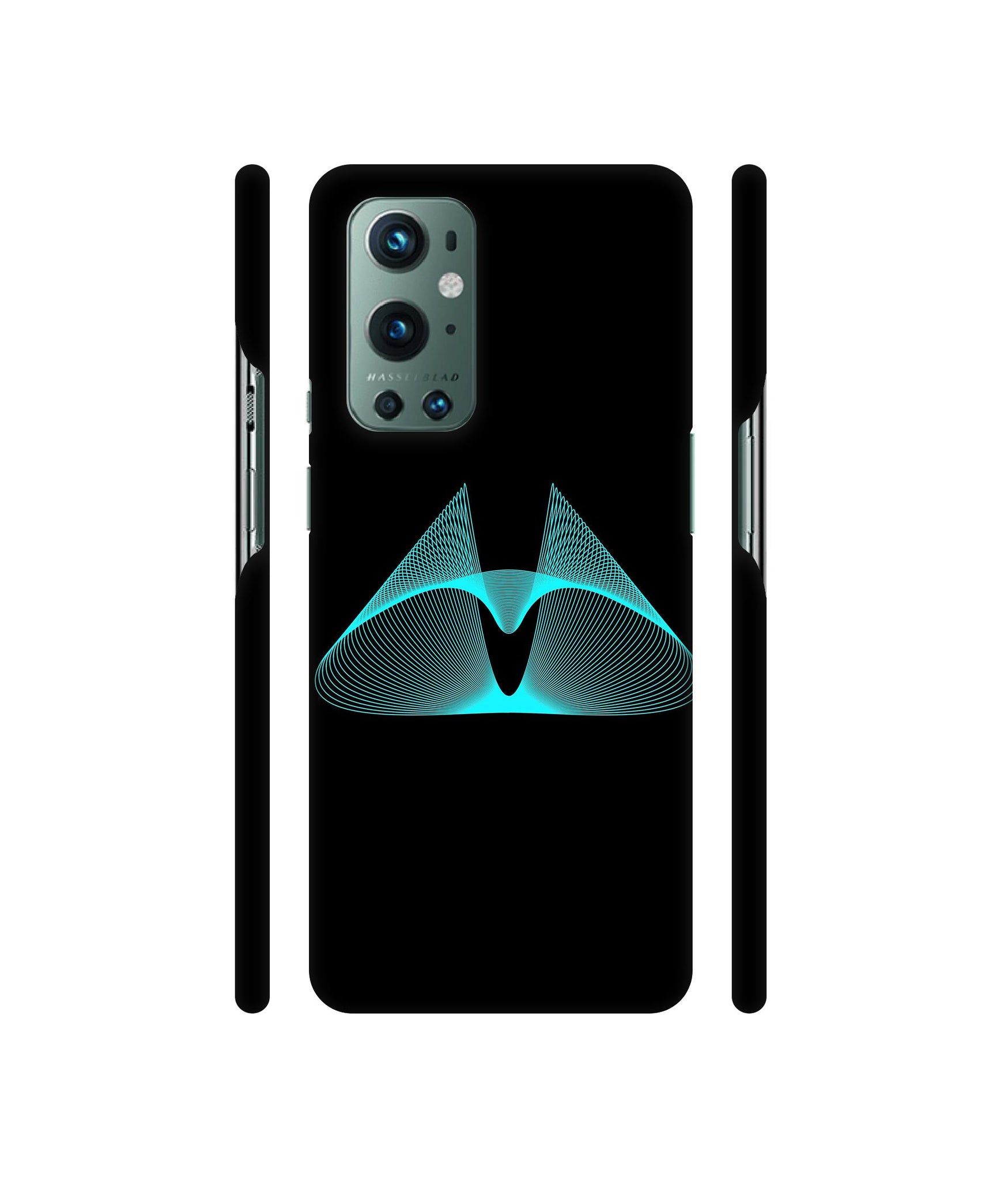 Mesh Shape Glitter Designer Hard Back Cover for OnePlus 9 Pro