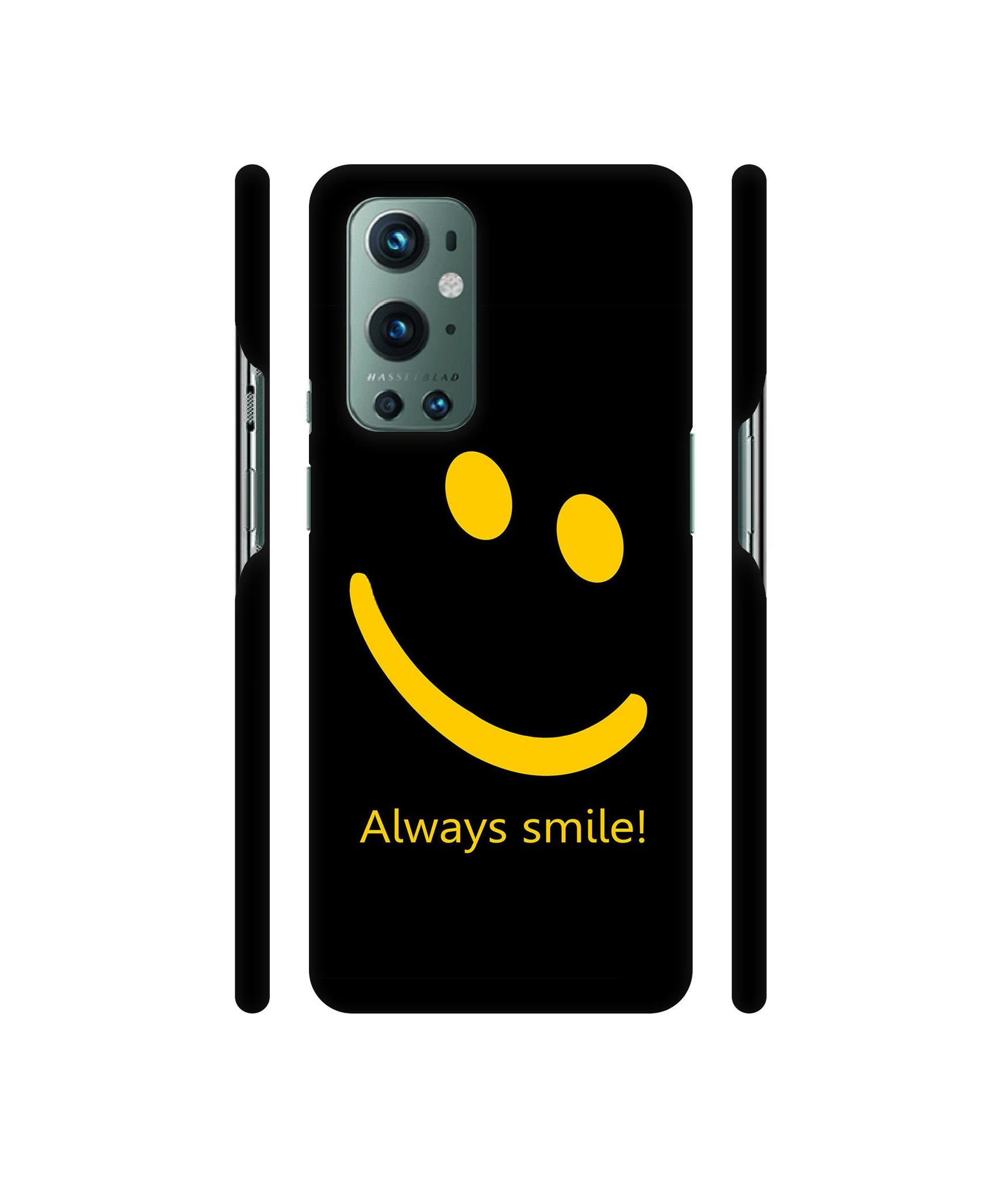 Always Smile Quote Designer Hard Back Cover for OnePlus 9 Pro