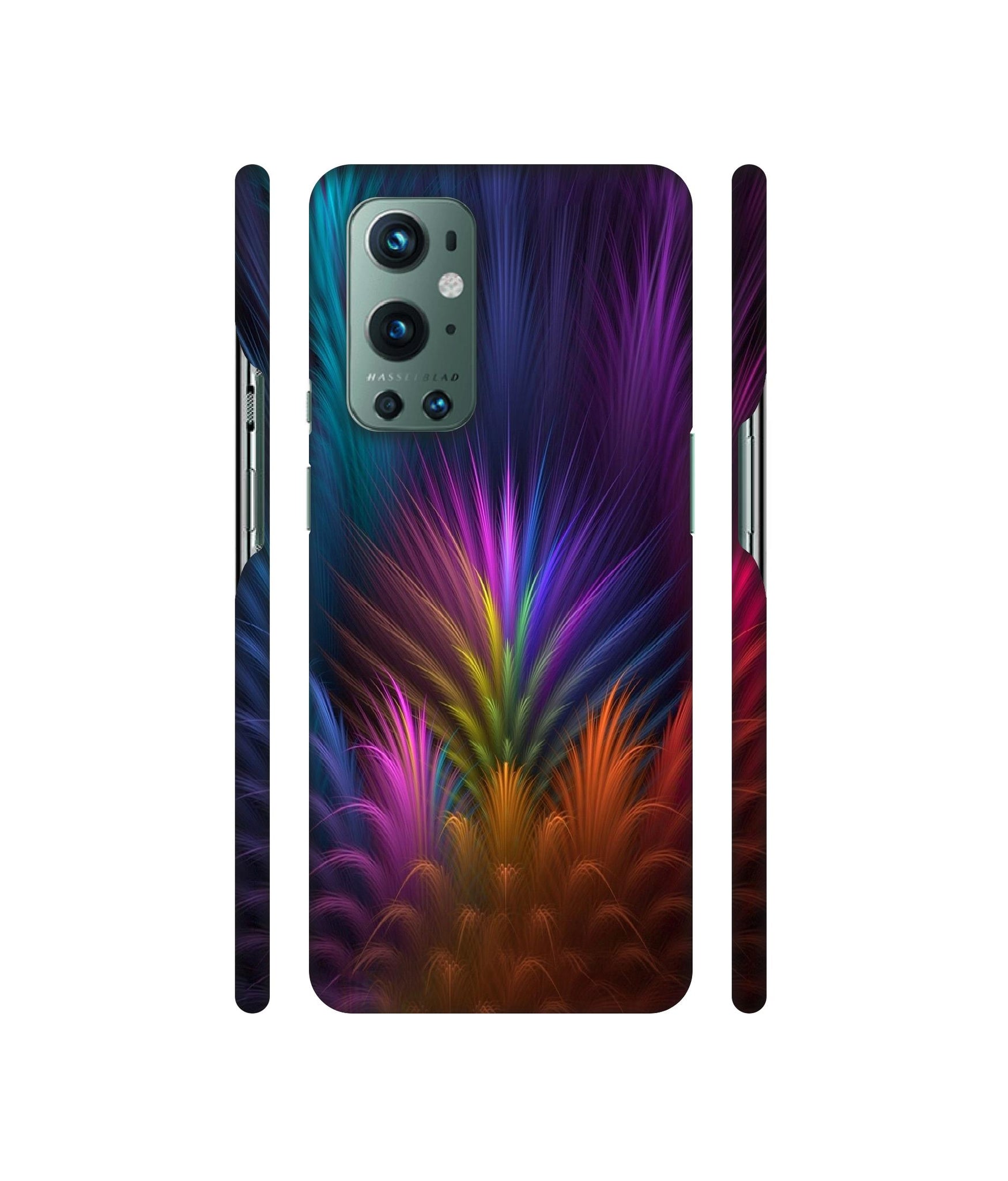 Multicoloured Designer Hard Back Cover for OnePlus 9 Pro
