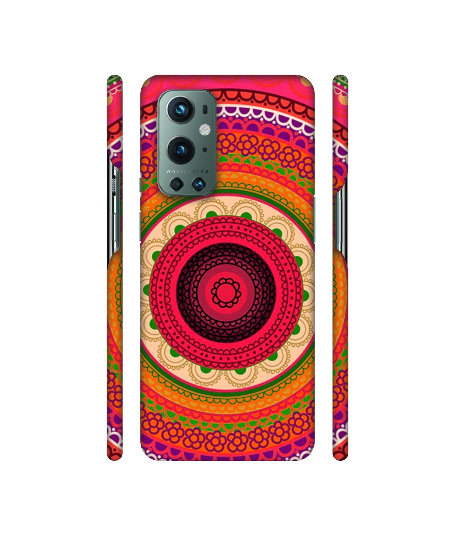 Round Rangoli Designer Hard Back Cover for OnePlus 9 Pro