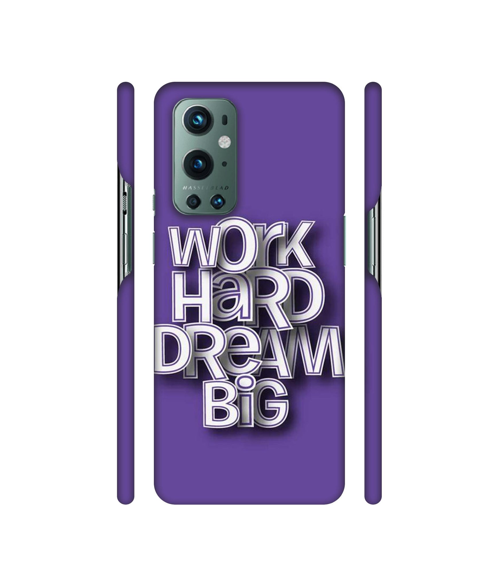 Work Hard Dream Big Designer Hard Back Cover for OnePlus 9 Pro