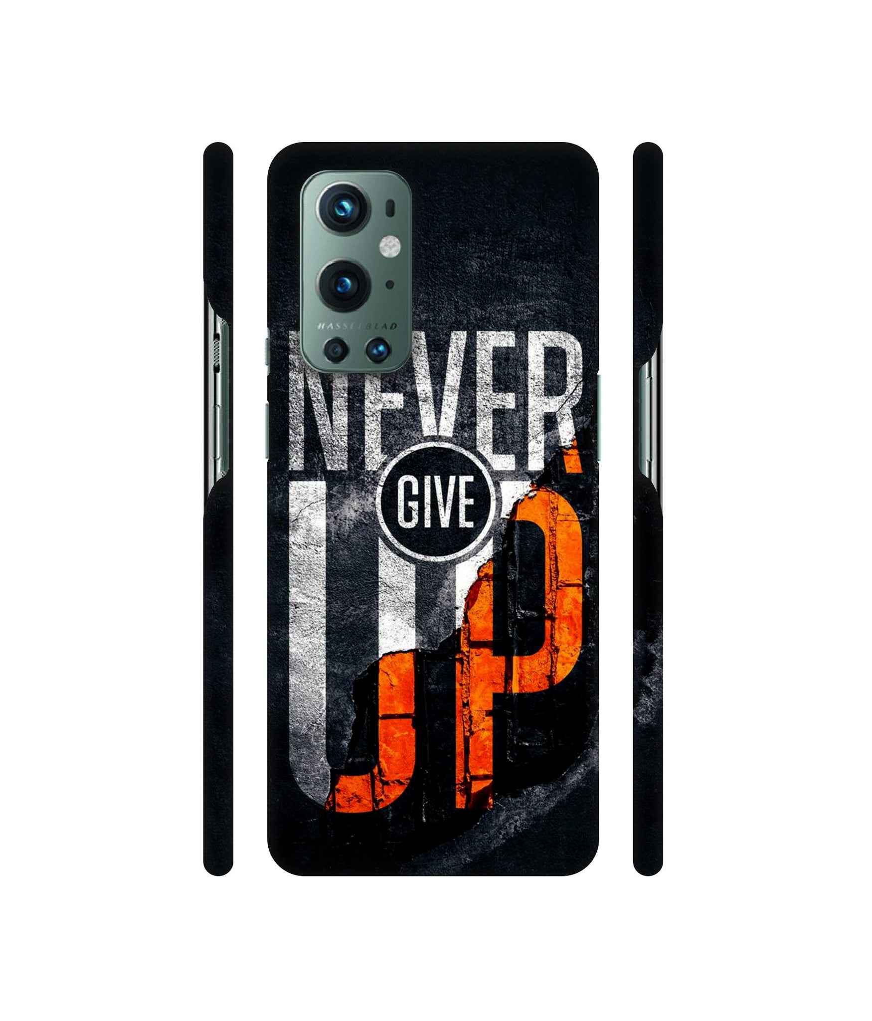 Never Give Up Designer Hard Back Cover for OnePlus 9 Pro