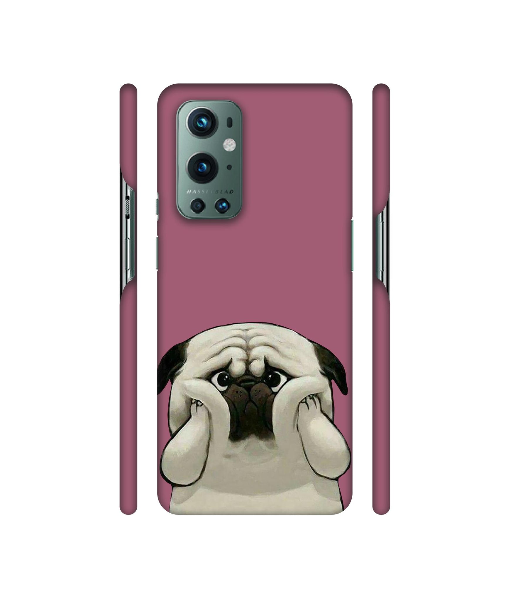 Pot Dog Purple Colour Designer Hard Back Cover for OnePlus 9 Pro