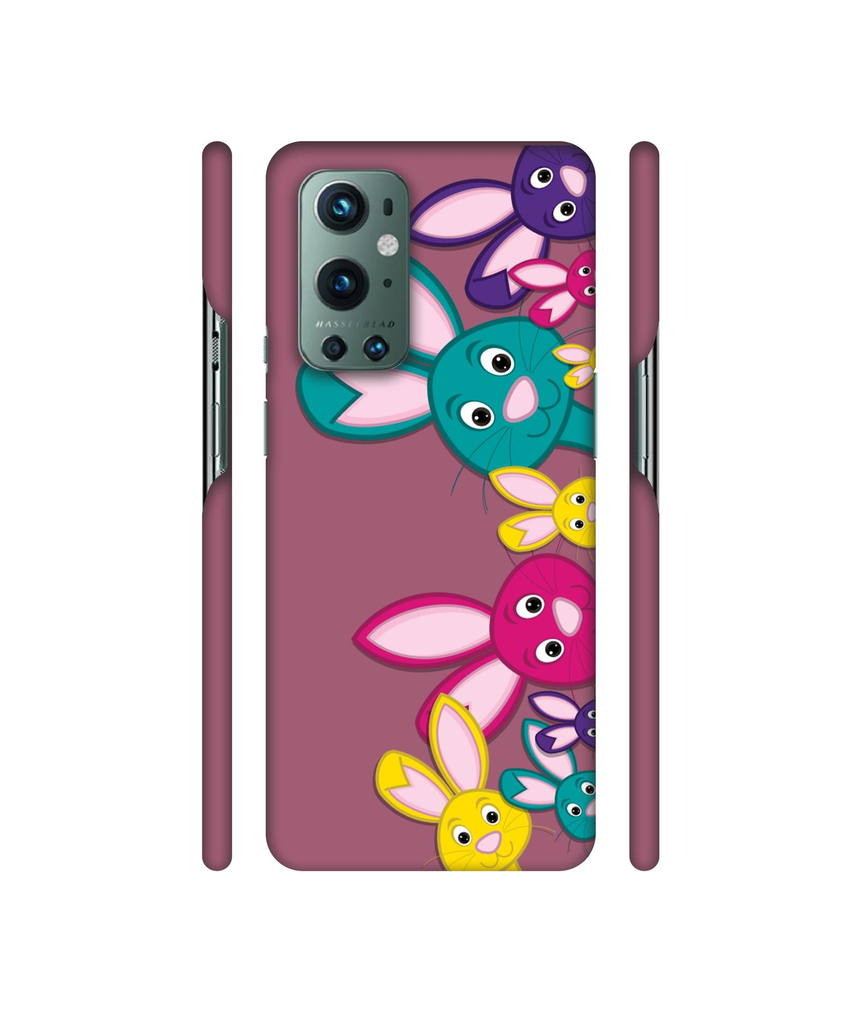 Rabbit Family1 Designer Hard Back Cover for OnePlus 9 Pro