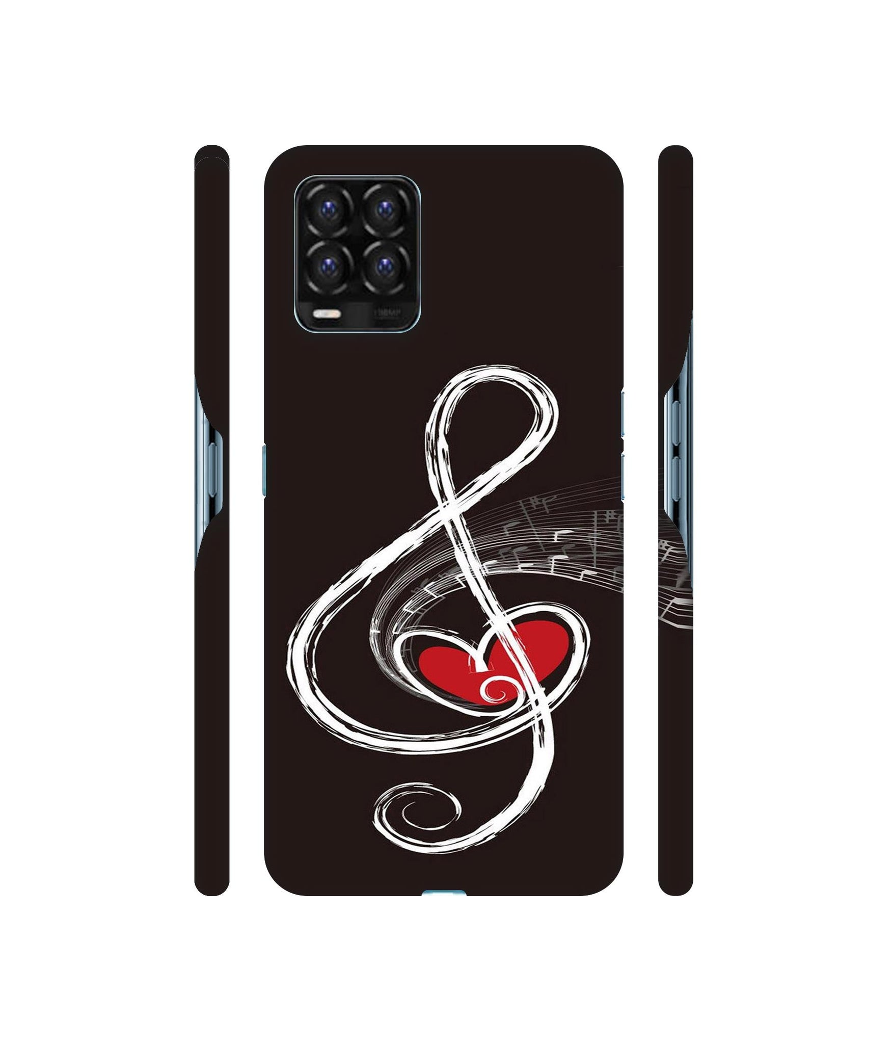 Love Note Music Designer Hard Back Cover for Realme 8 / Realme 8 Pro