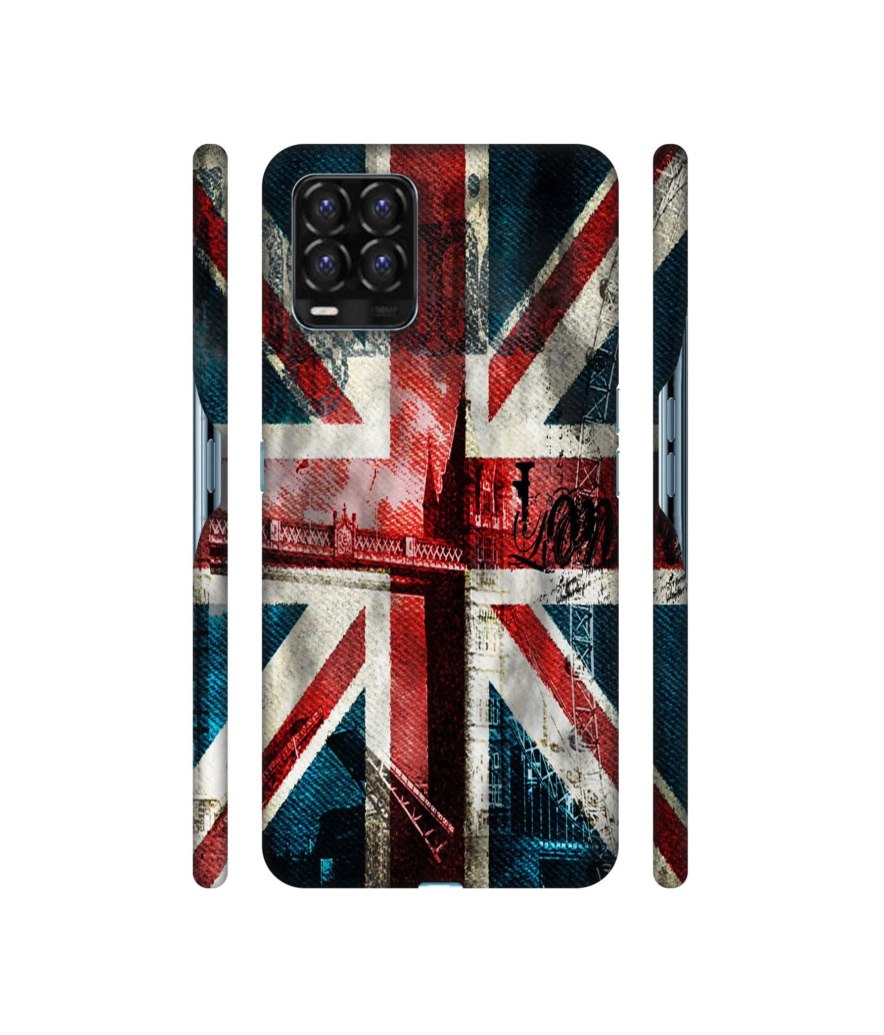 London Flag wallpaper Designer Hard Back Cover for Realme 8 / Realme 8 Pro