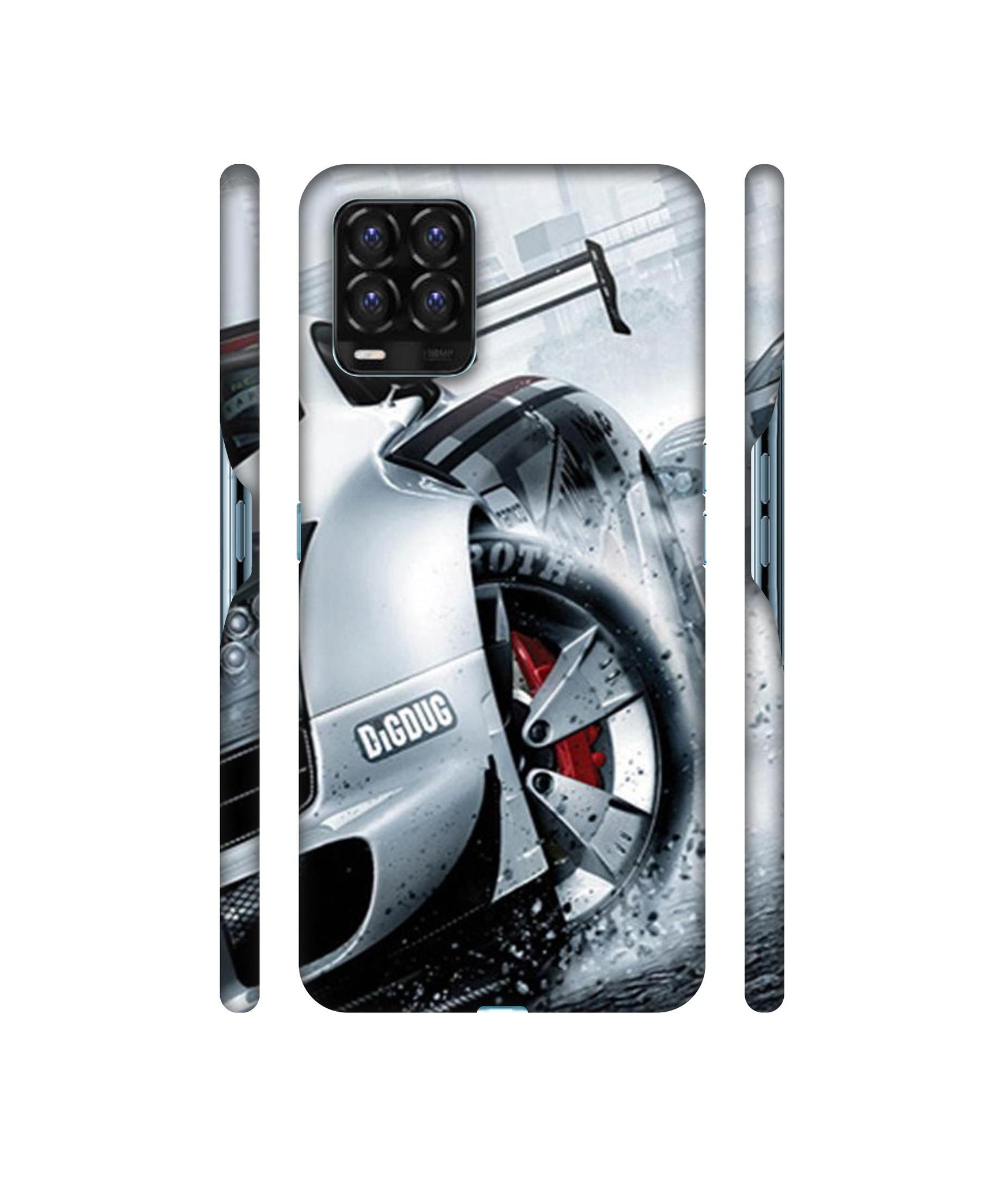 Drift Sport Print Designer Hard Back Cover for Realme 8 / Realme 8 Pro