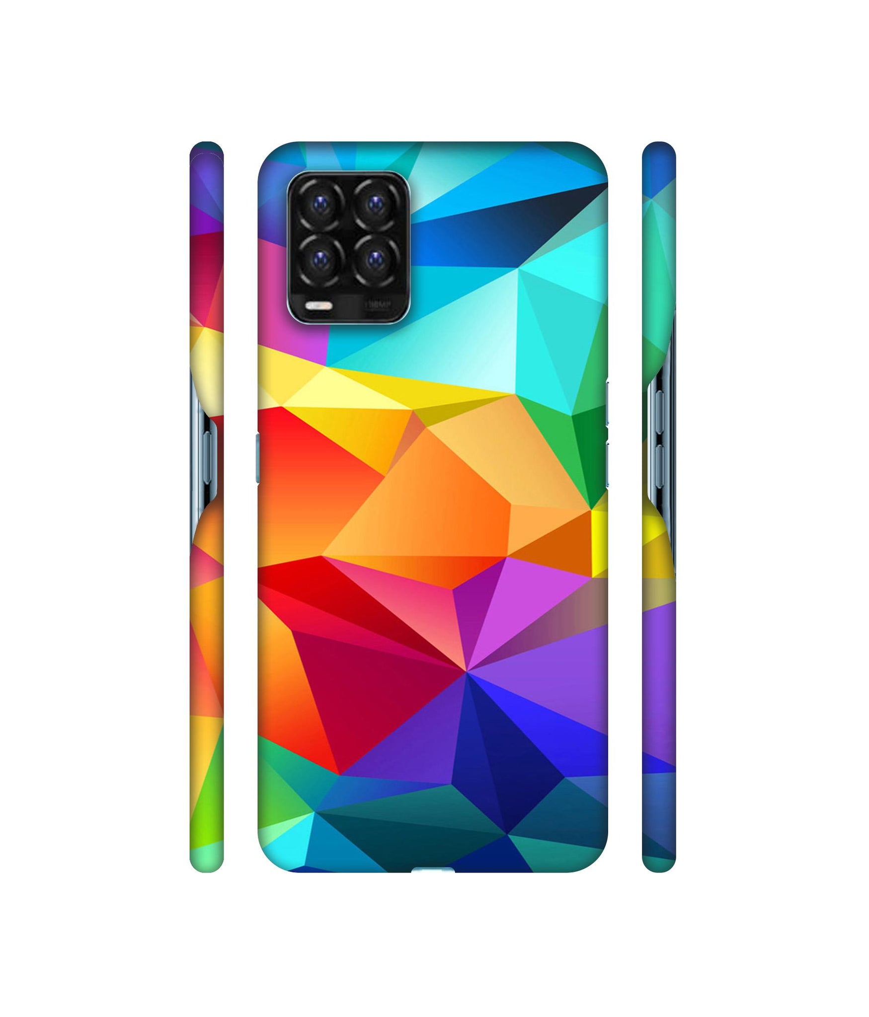 Colorful Pattern Designer Hard Back Cover for Realme 8 / Realme 8 Pro