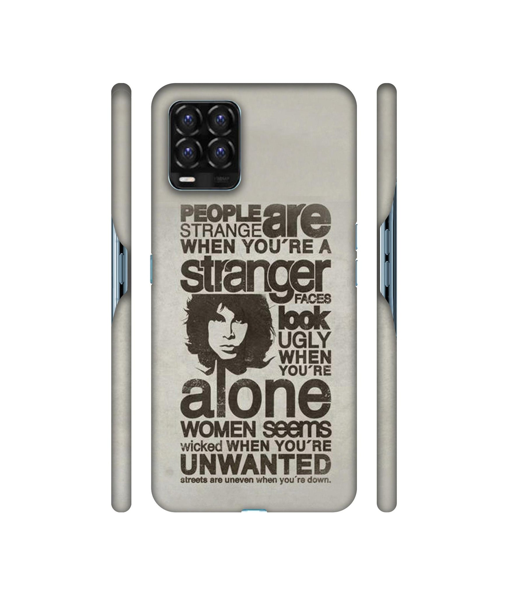 Quotes Pattern Designer Hard Back Cover for Realme 8 / Realme 8 Pro