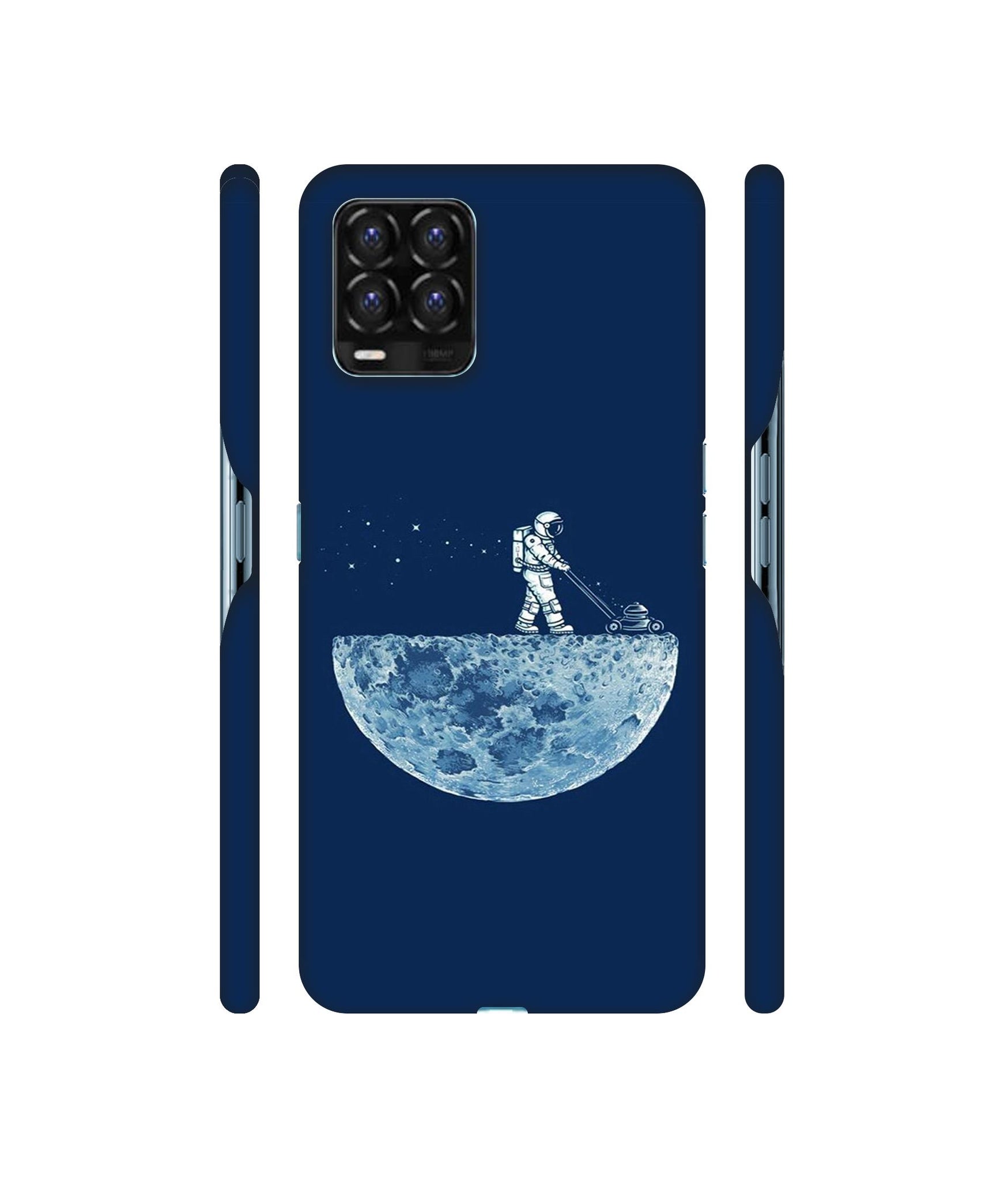 Moon Walk Designer Hard Back Cover for Realme 8 / Realme 8 Pro