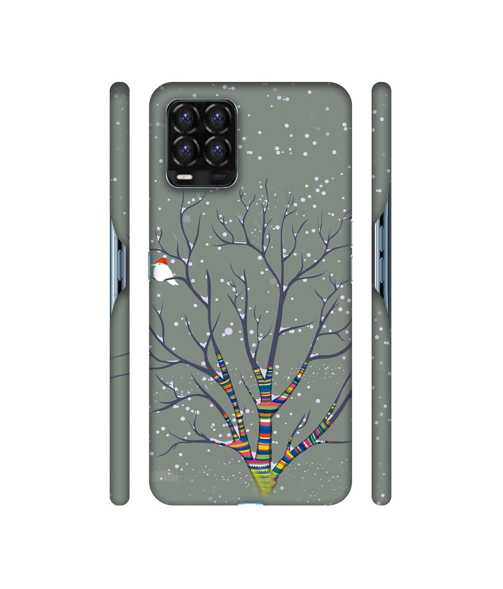 Winter Pattern Print Designer Hard Back Cover for Realme 8 / Realme 8 Pro