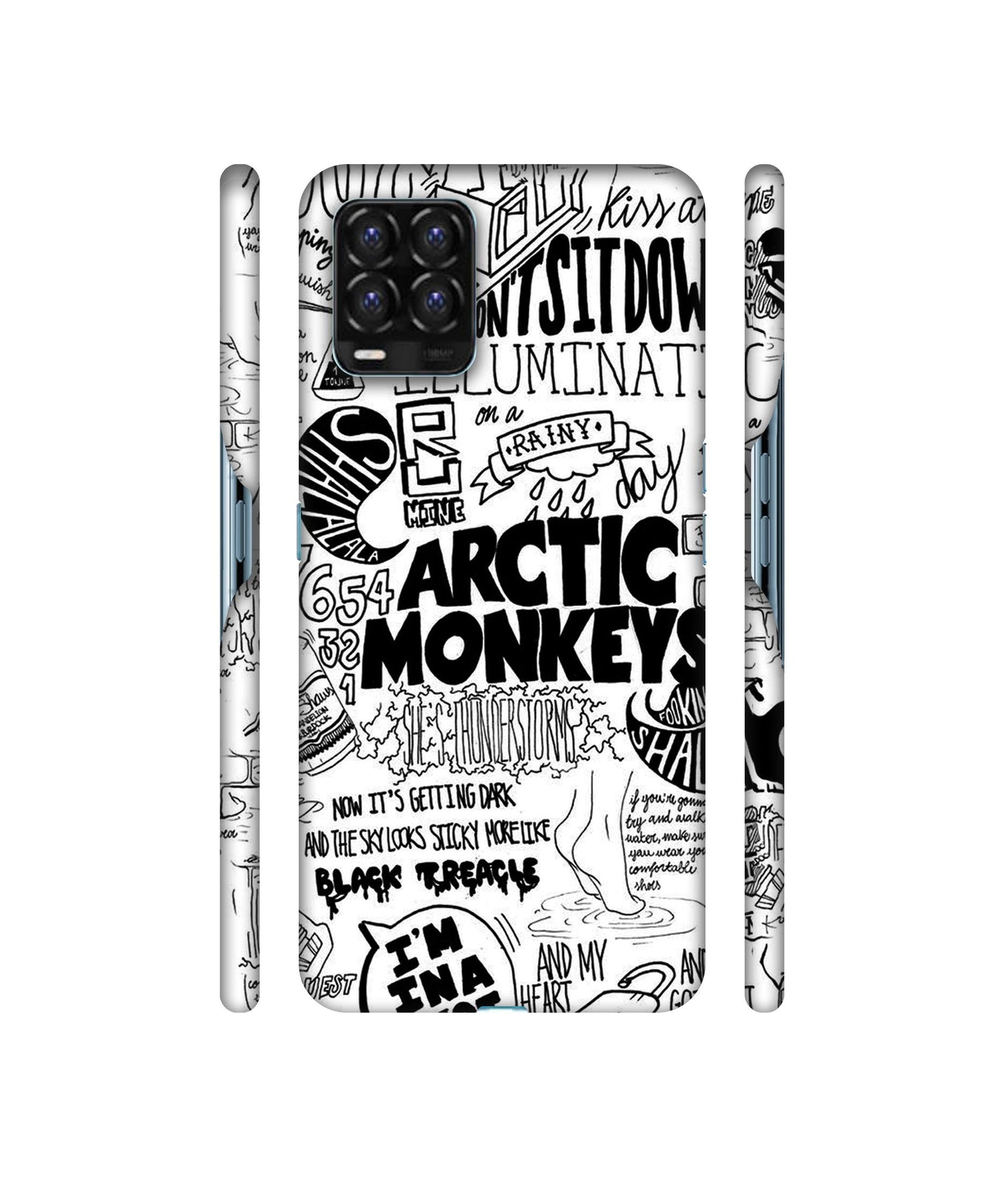 Arctic Monkeys Pattern Designer Hard Back Cover for Realme 8 / Realme 8 Pro