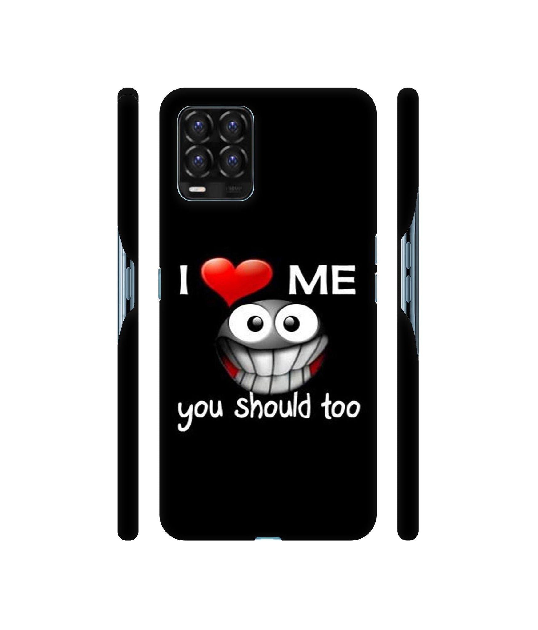 I Love Me Quotes Designer Hard Back Cover for Realme 8 / Realme 8 Pro