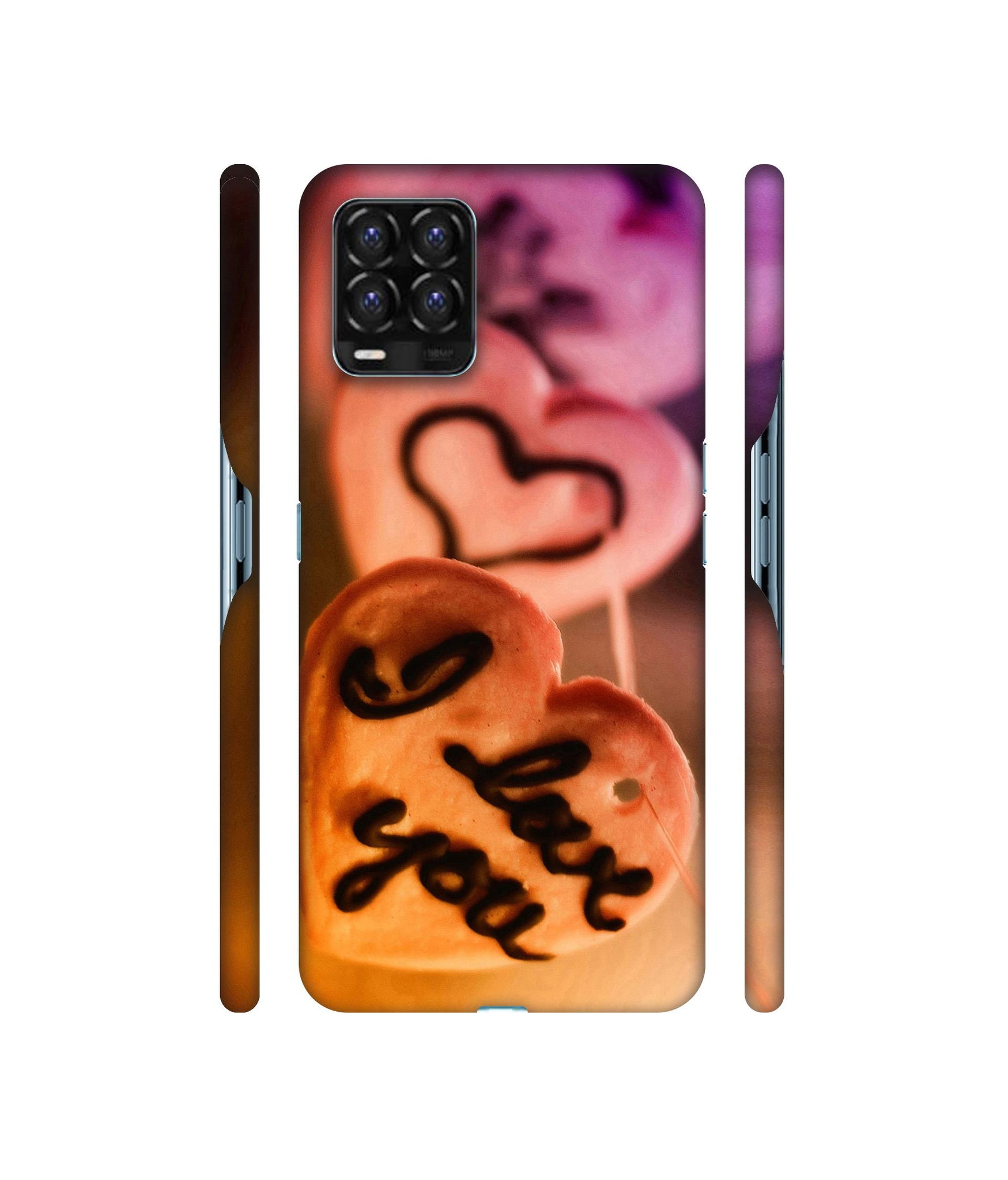 I Love you Designer Hard Back Cover for Realme 8 / Realme 8 Pro