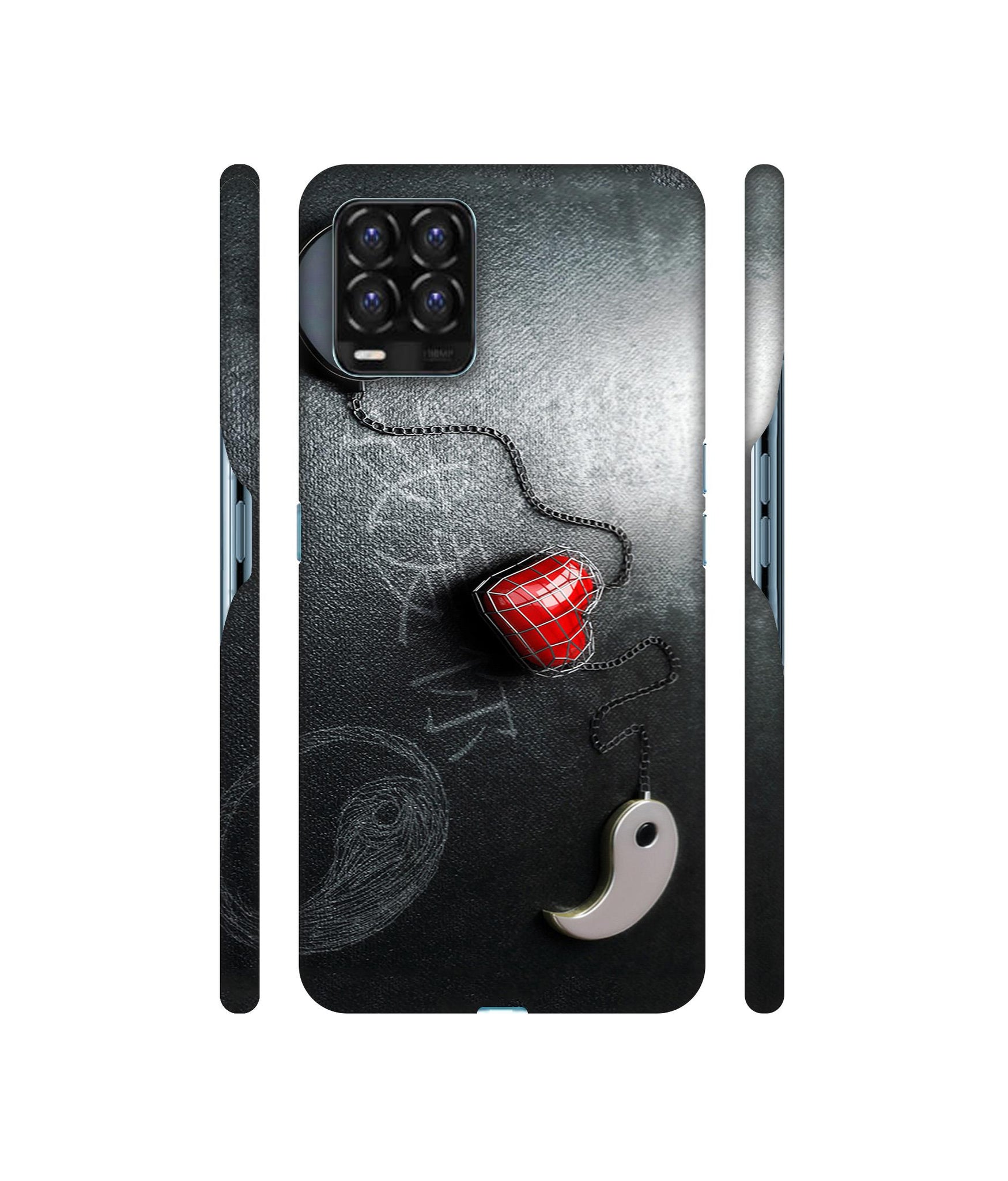 Chinnese Yin and Yang Designer Hard Back Cover for Realme 8 / Realme 8 Pro