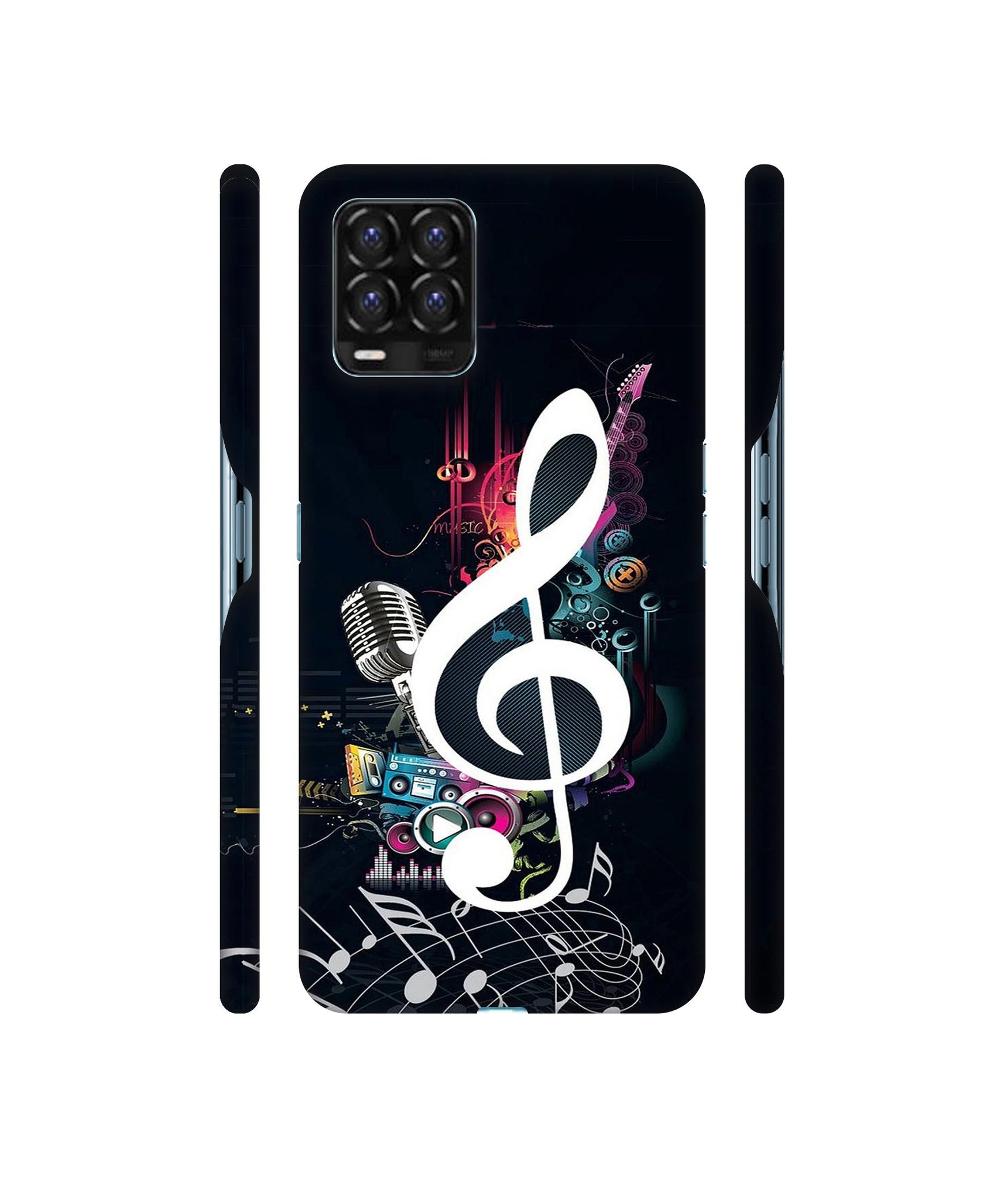 Mike and Music Designer Hard Back Cover for Realme 8 / Realme 8 Pro