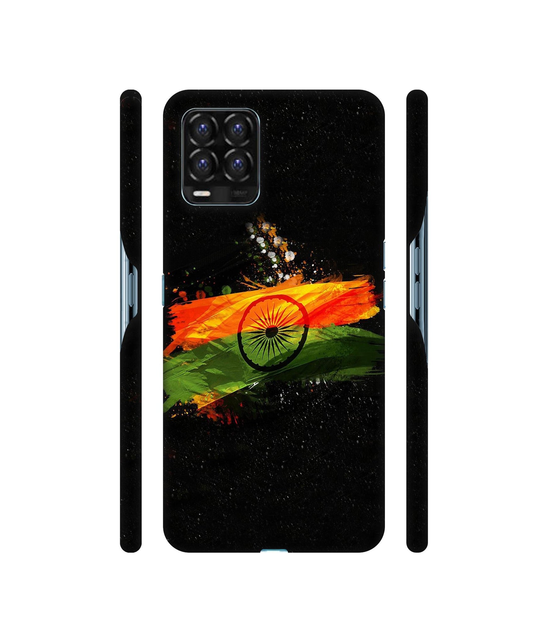 Indian Flag Designer Hard Back Cover for Realme 8 / Realme 8 Pro