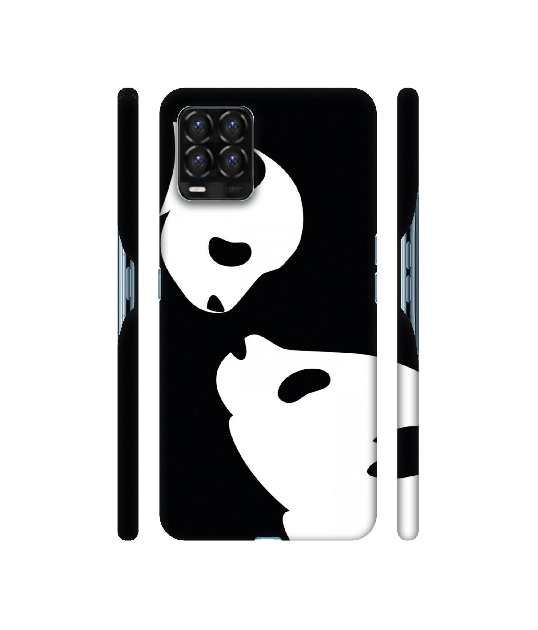 Panda Drawing Designer Hard Back Cover for Realme 8 / Realme 8 Pro
