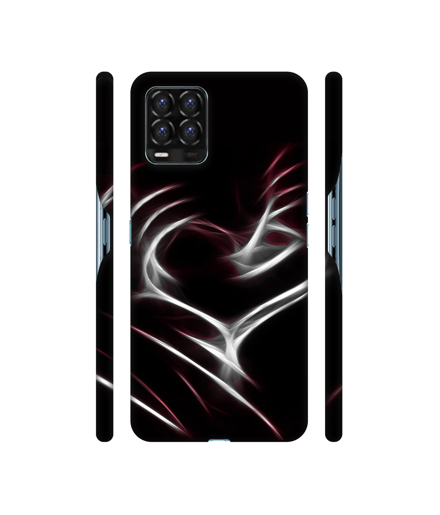 Heart Line Designer Hard Back Cover for Realme 8 / Realme 8 Pro