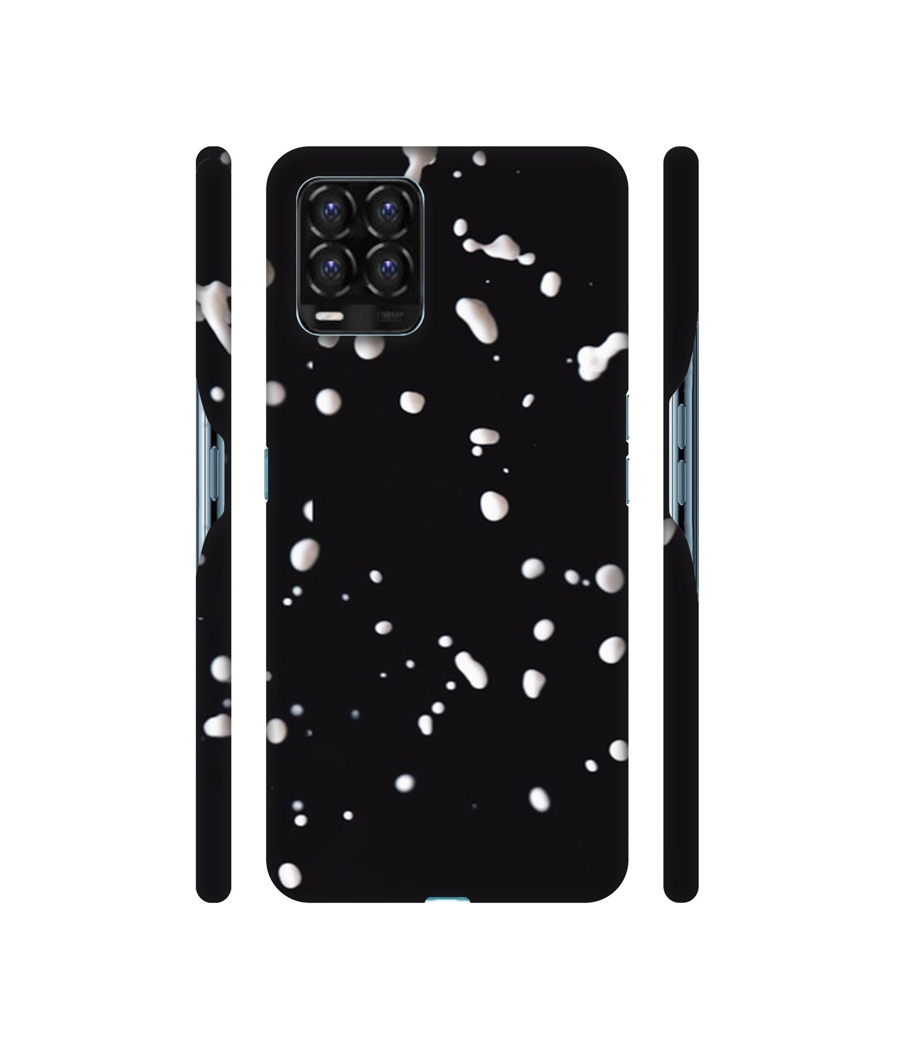 Milk Splash Designer Hard Back Cover for Realme 8 / Realme 8 Pro