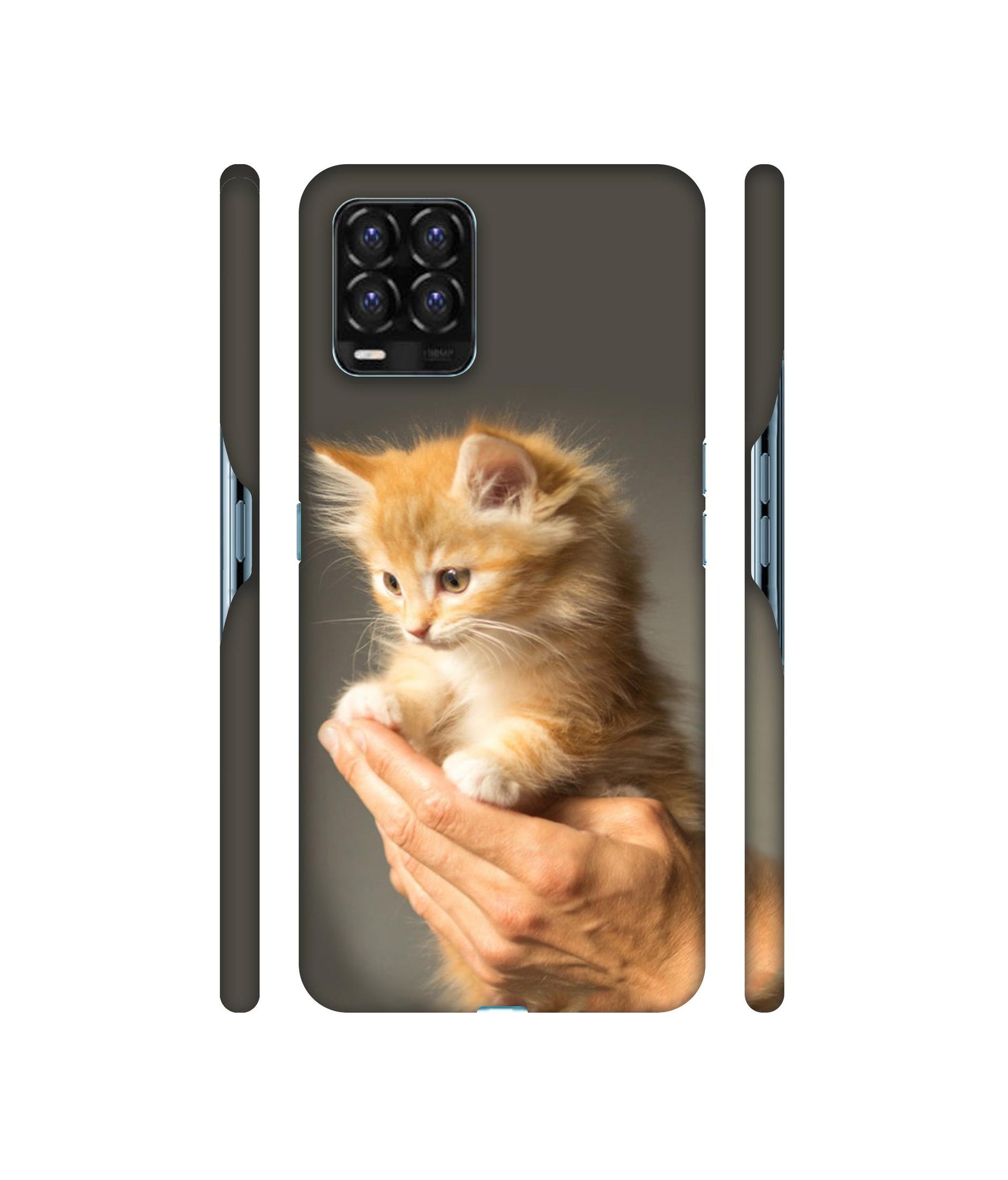 Cute Kitten Designer Hard Back Cover for Realme 8 / Realme 8 Pro