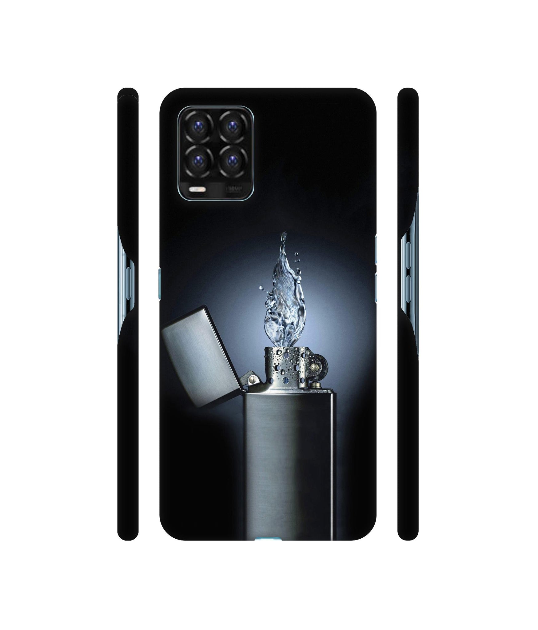 Water Lighter Designer Hard Back Cover for Realme 8 / Realme 8 Pro