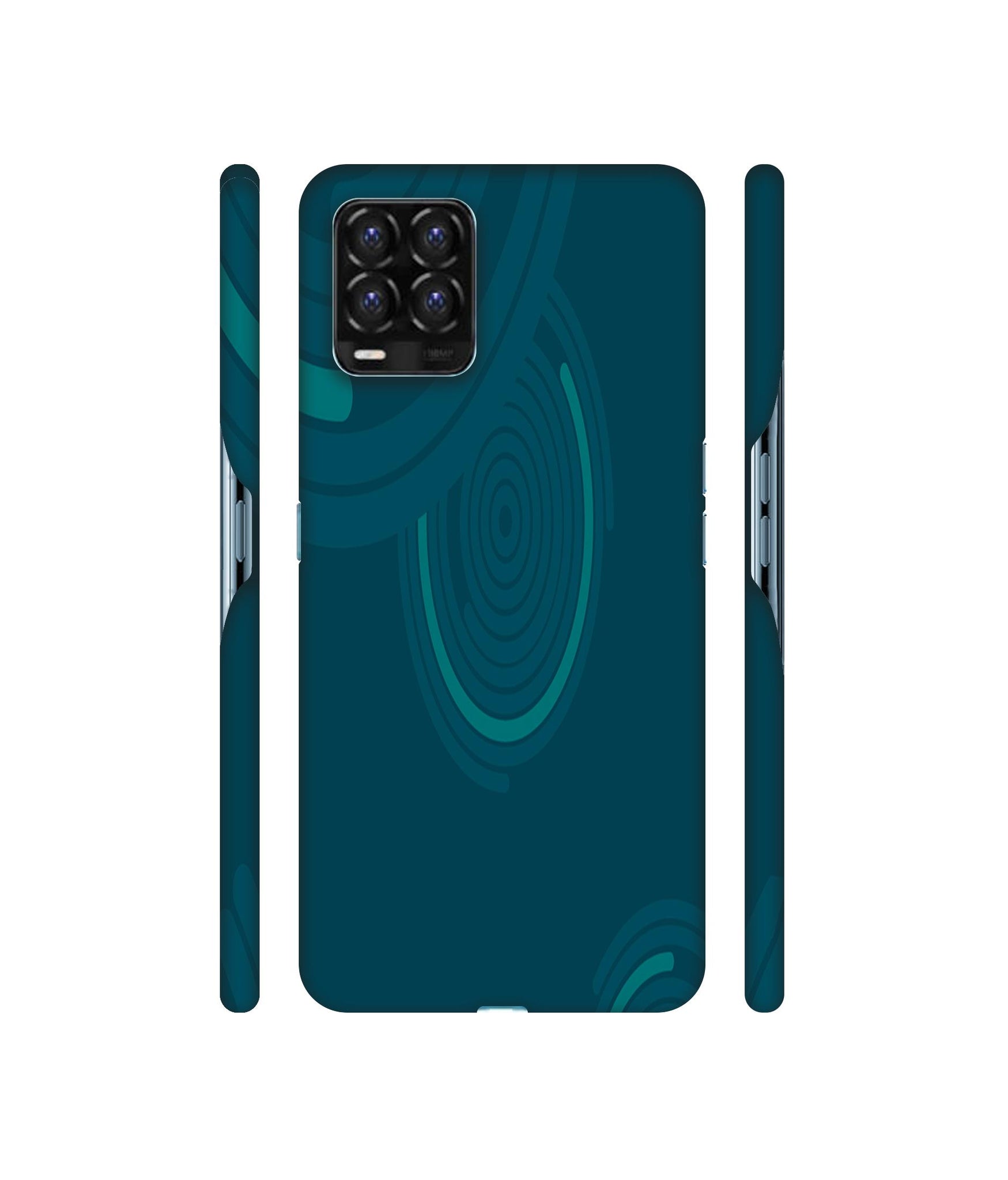 Round Texture Designer Hard Back Cover for Realme 8 / Realme 8 Pro