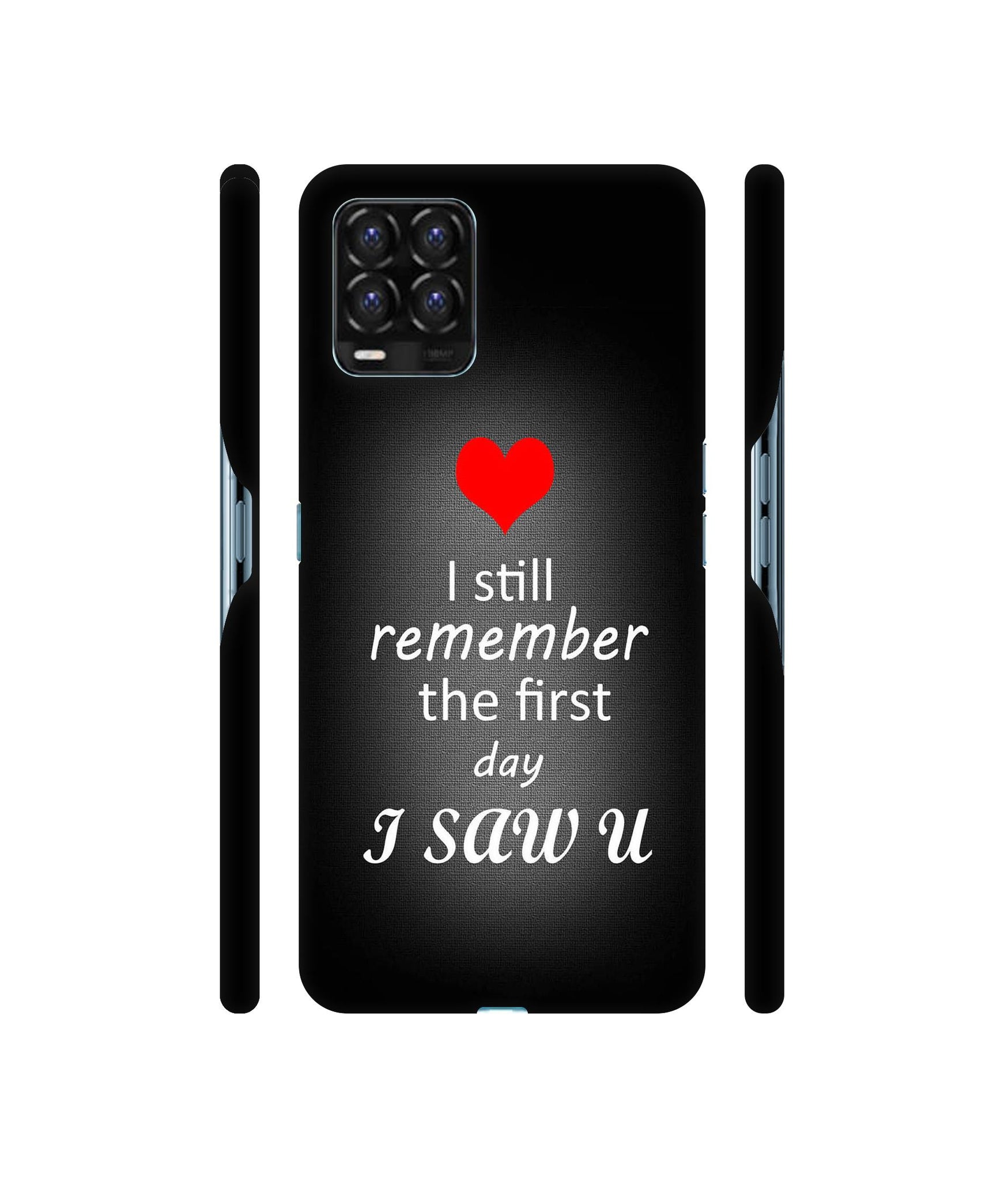 I Saw You Heart Designer Hard Back Cover for Realme 8 / Realme 8 Pro