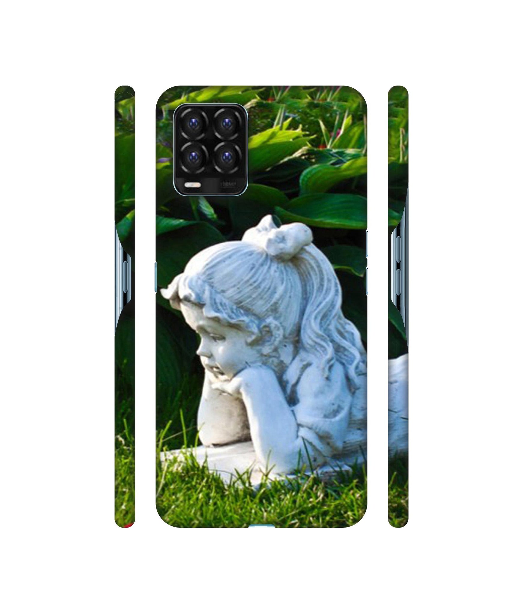 Statue of Girl Designer Hard Back Cover for Realme 8 / Realme 8 Pro