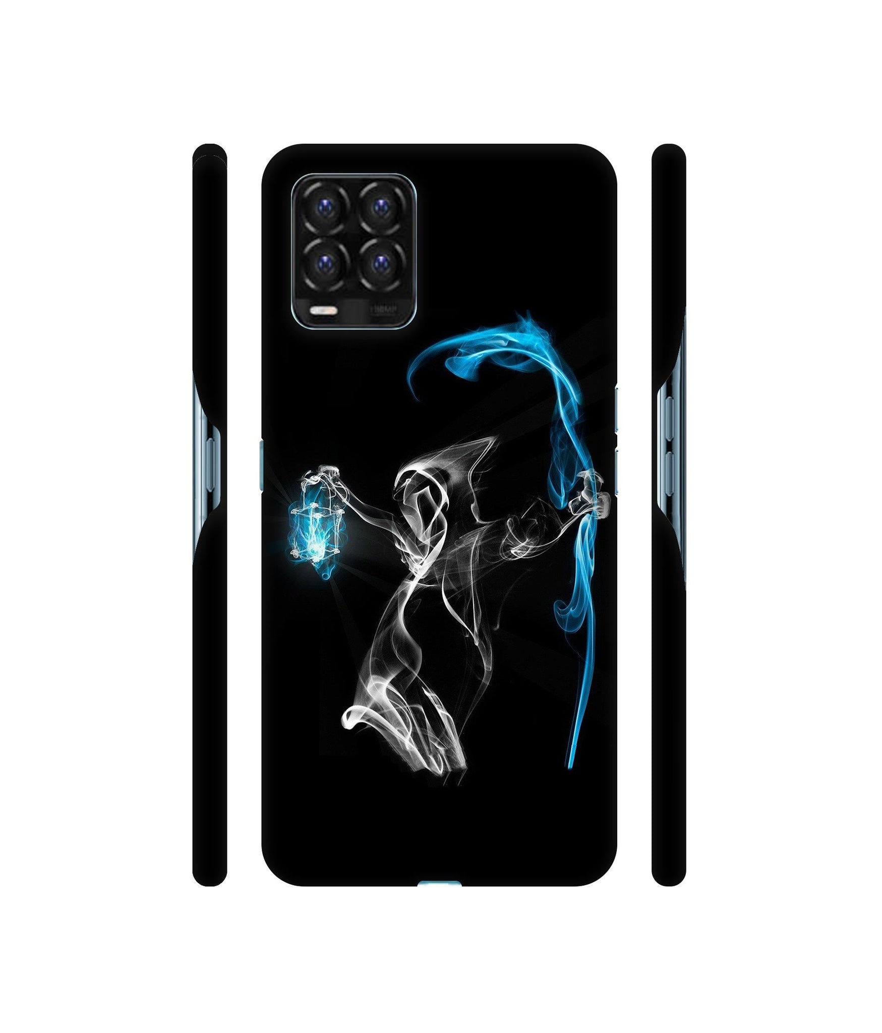 3D Skull Designer Hard Back Cover for Realme 8 / Realme 8 Pro