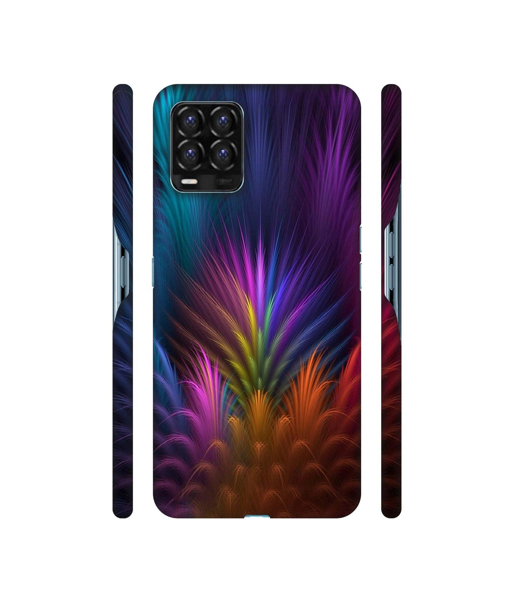 Multicoloured Designer Hard Back Cover for Realme 8 / Realme 8 Pro