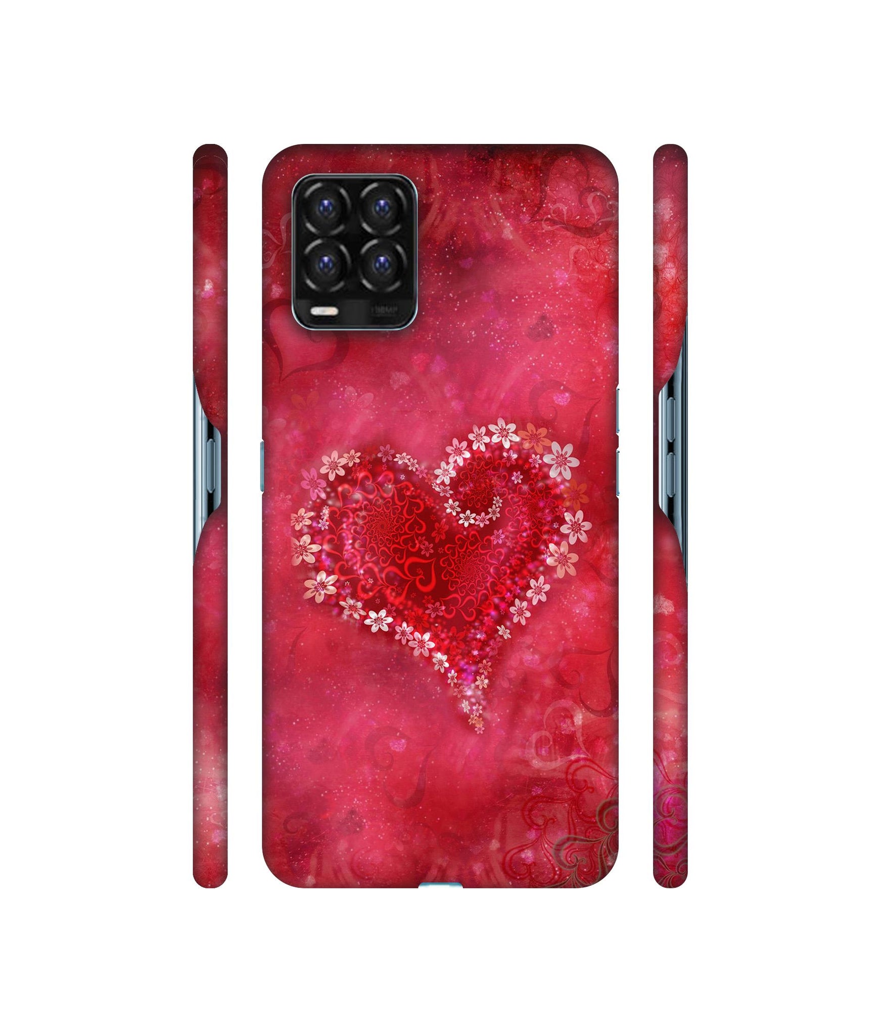 Heart Designer Hard Back Cover for Realme 8 / Realme 8 Pro