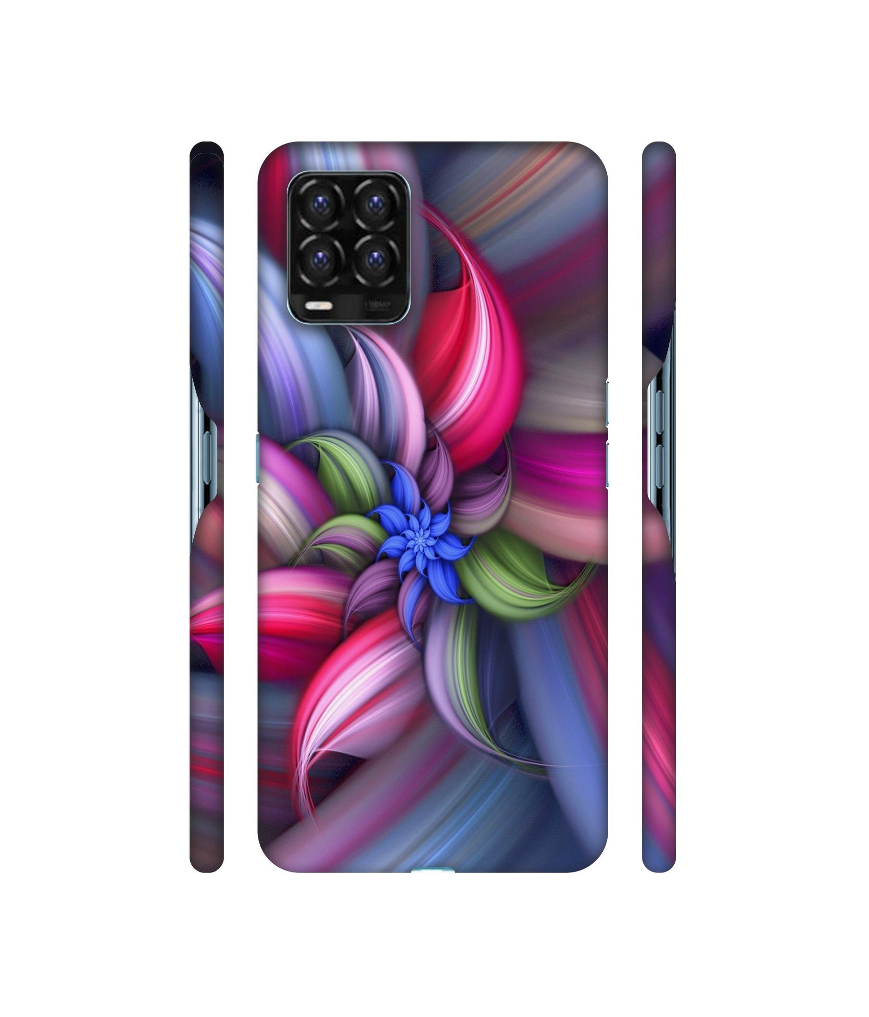 Colorful Flower Designer Hard Back Cover for Realme 8 / Realme 8 Pro
