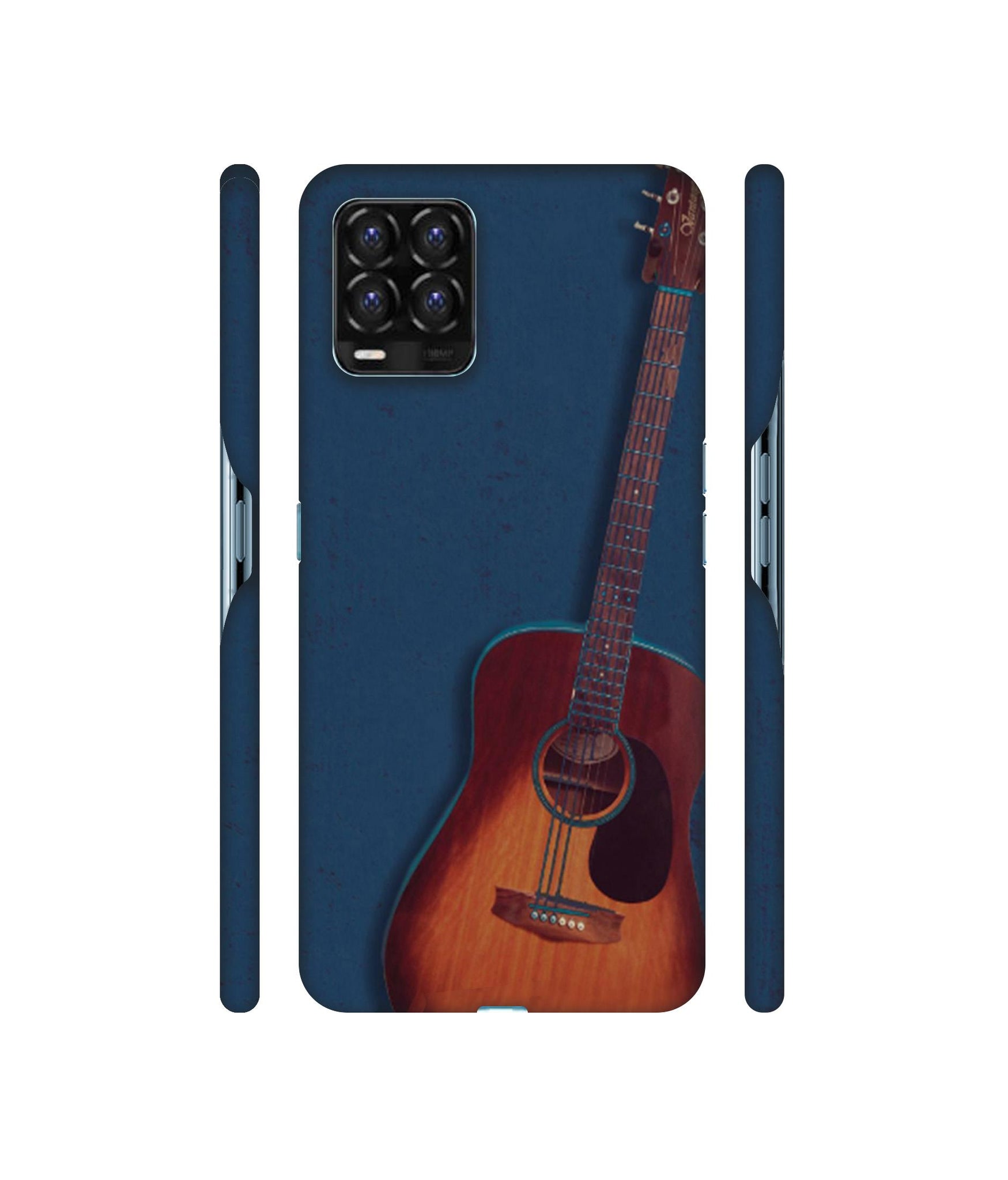 Guitar Designer Hard Back Cover for Realme 8 / Realme 8 Pro