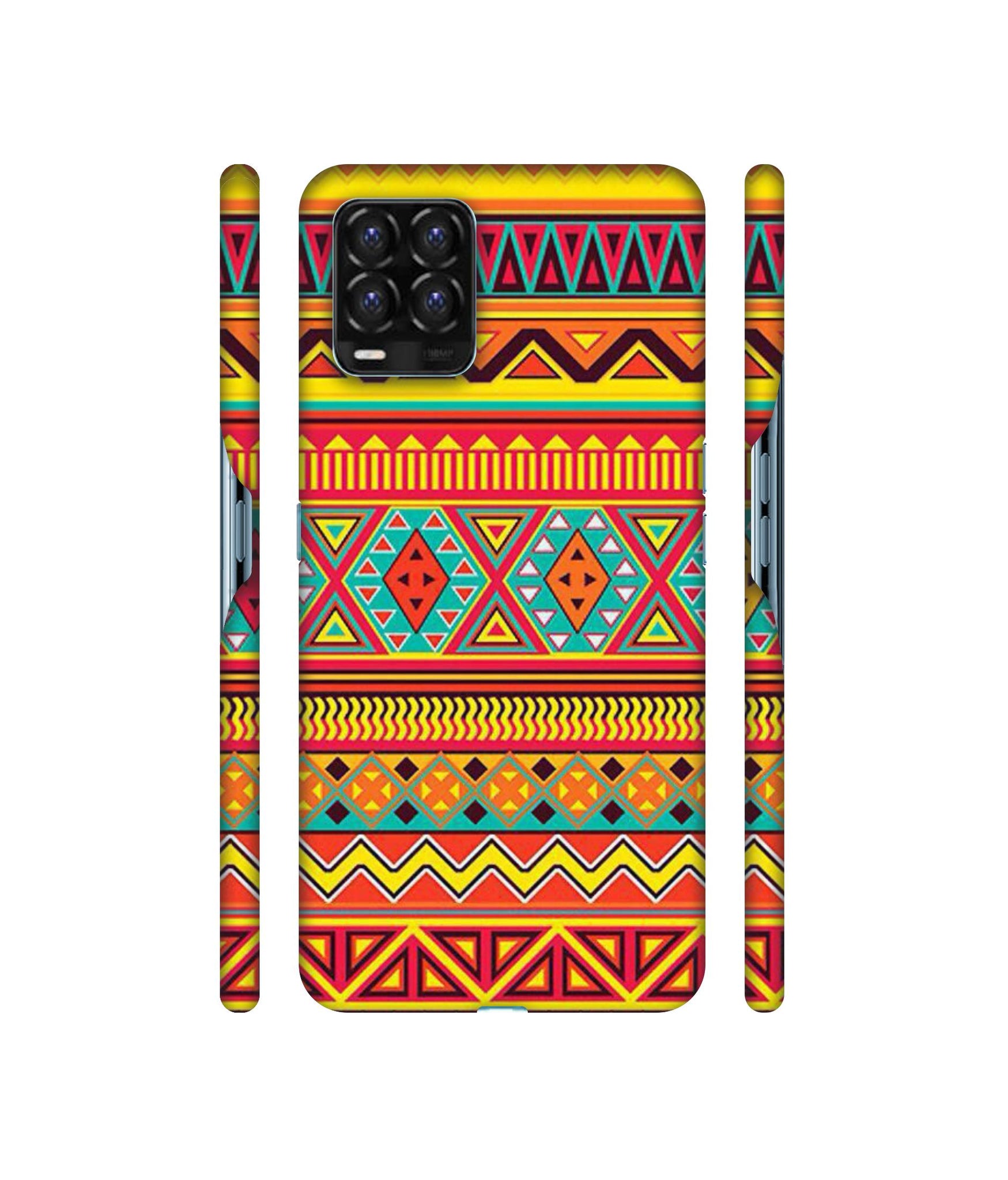 Artistic Rangoli Designer Hard Back Cover for Realme 8 / Realme 8 Pro