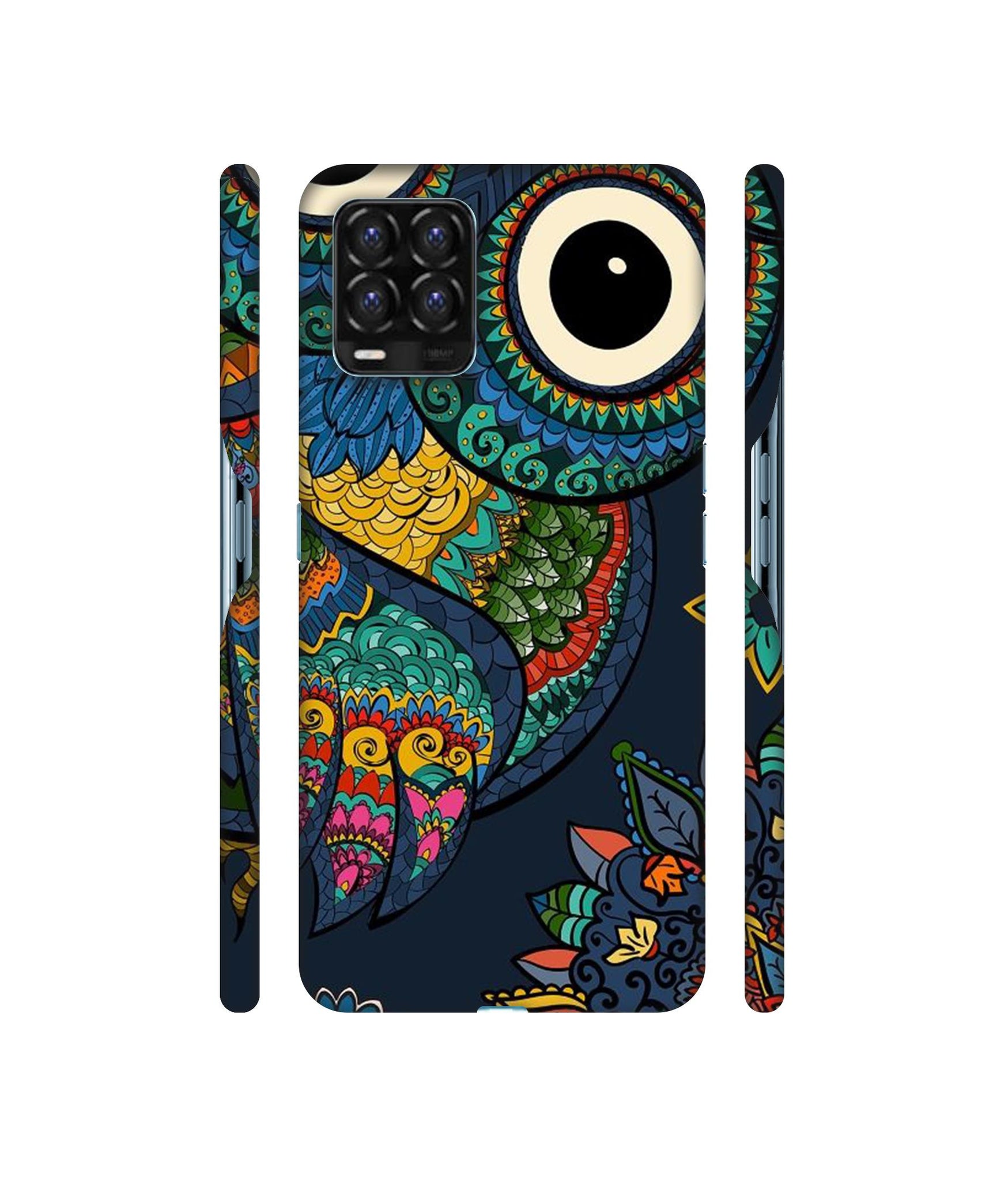 Owl Designer Hard Back Cover for Realme 8 / Realme 8 Pro