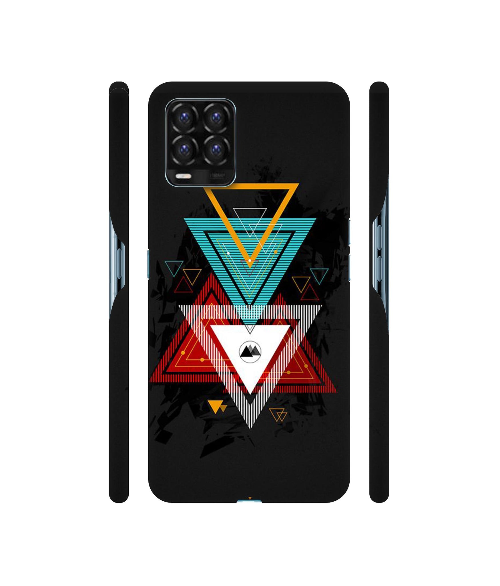 Illustrator Triangle Designer Hard Back Cover for Realme 8 / Realme 8 Pro