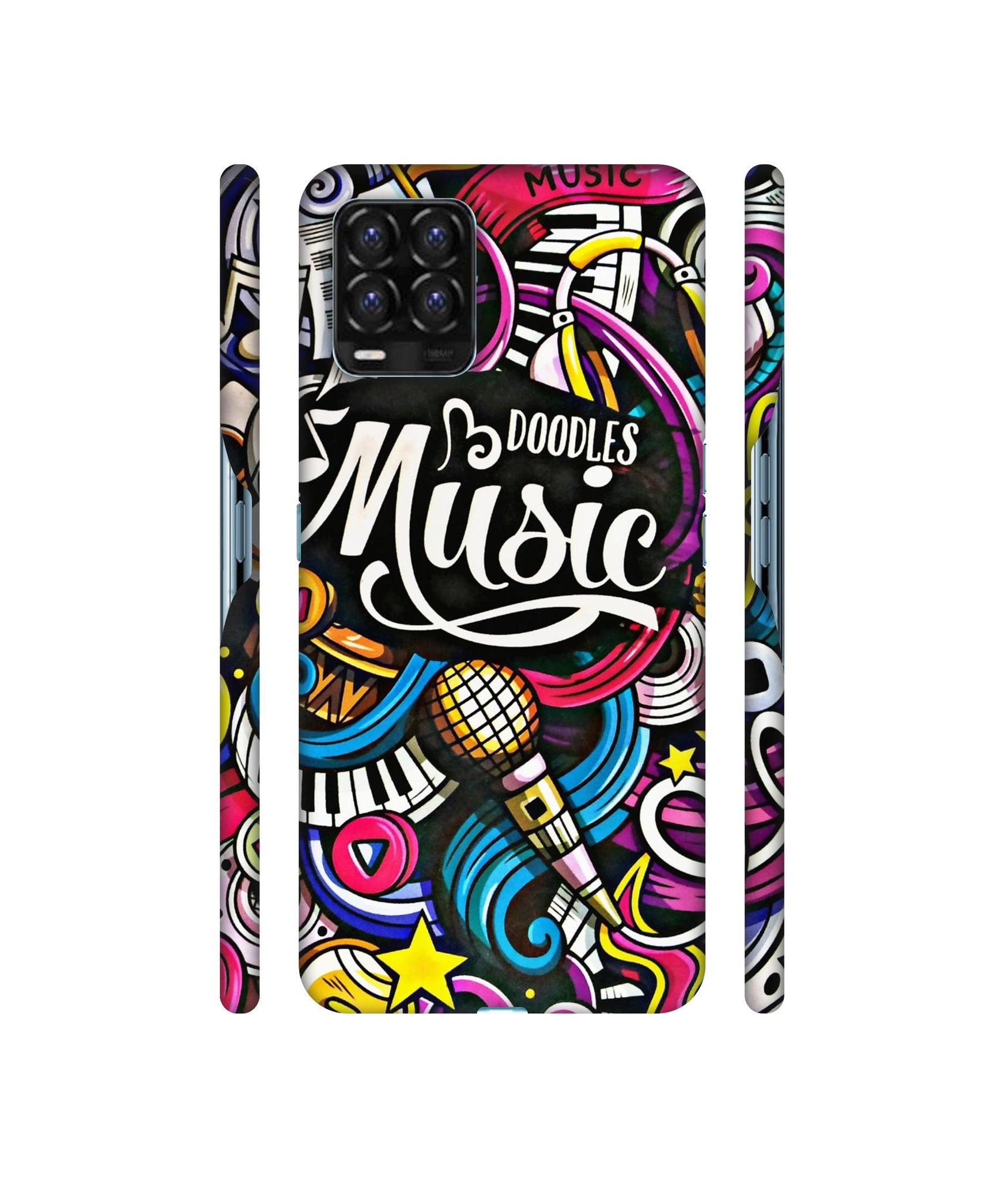Doodles Music Designer Hard Back Cover for Realme 8 / Realme 8 Pro