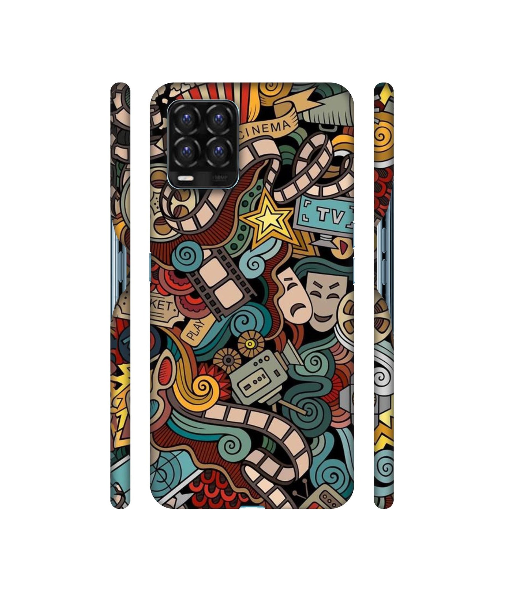 Movies Designer Hard Back Cover for Realme 8 / Realme 8 Pro